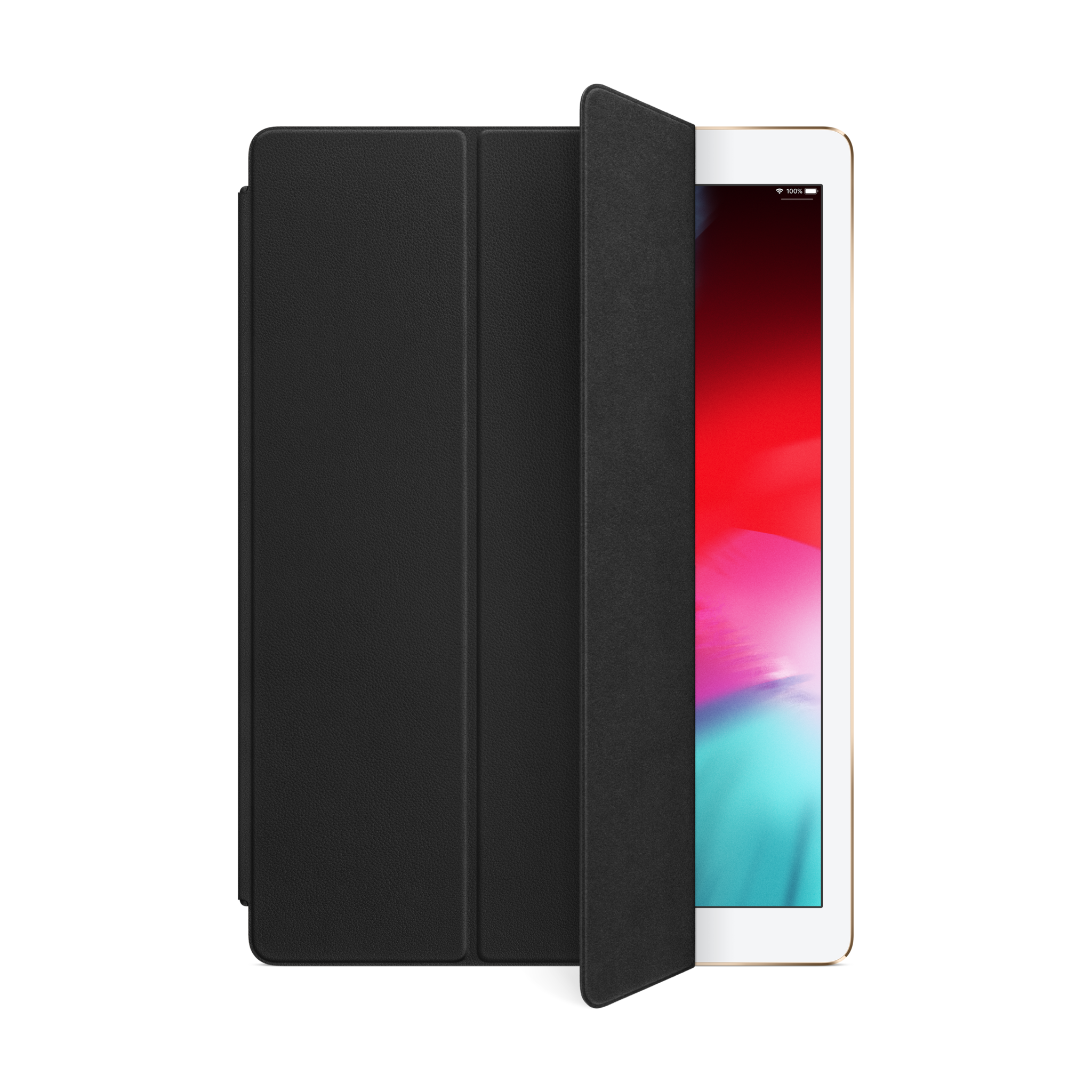 Leather Smart Cover for iPad Pro 12.9″ — Black