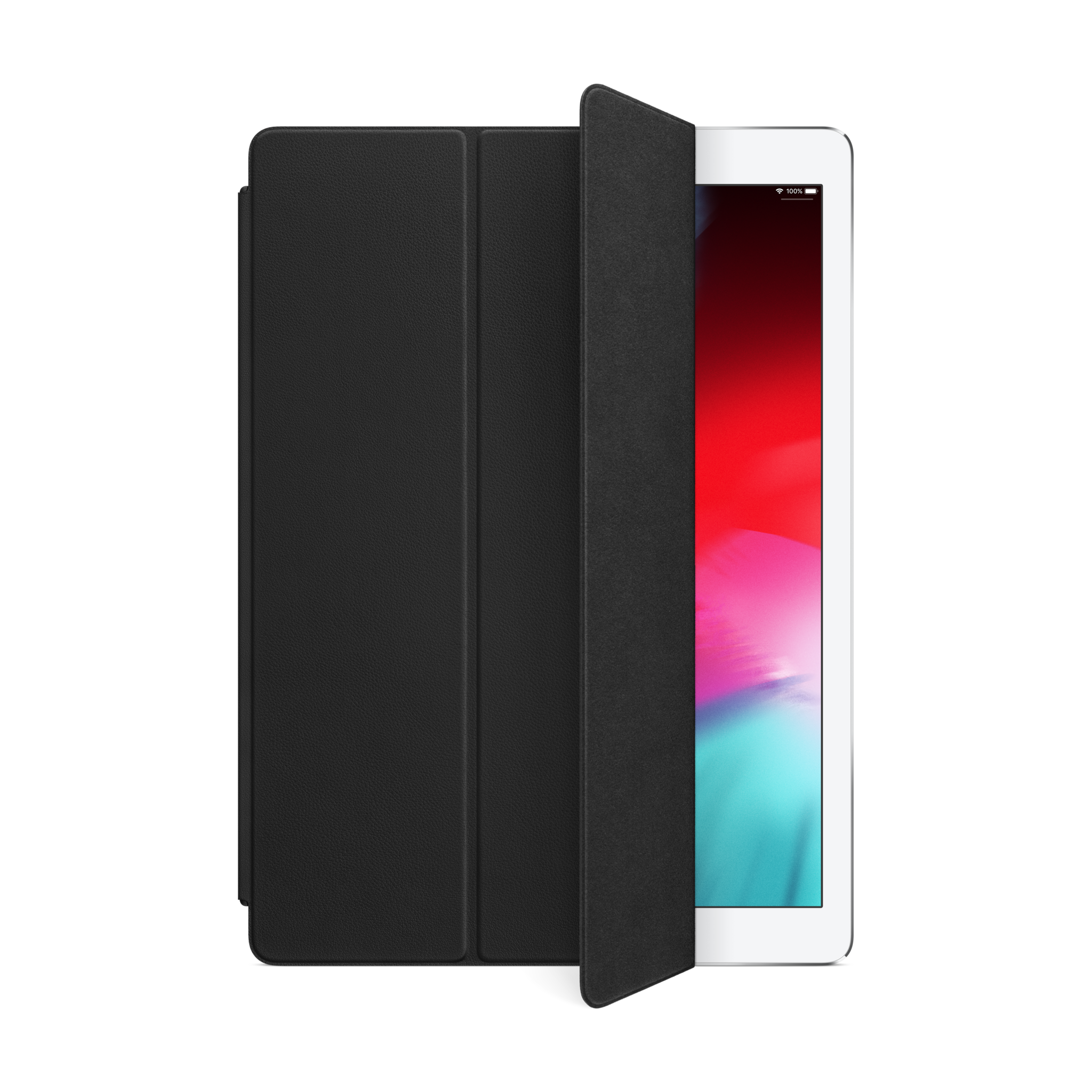 Leather Smart Cover for iPad Pro 12.9″ — Black