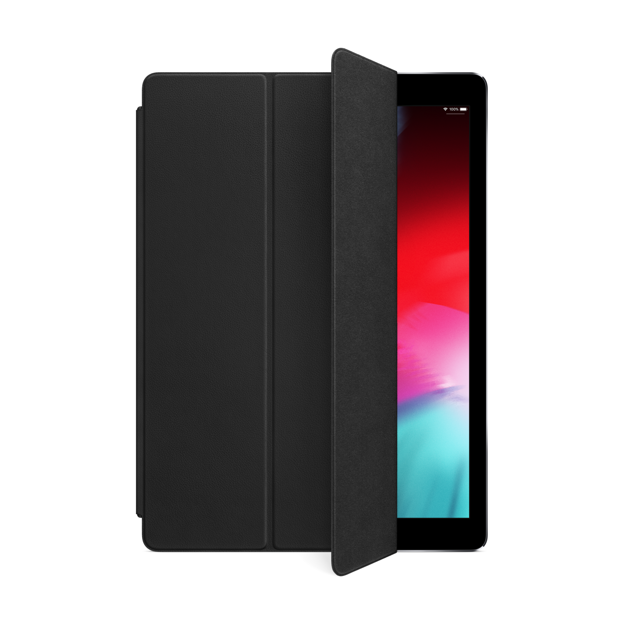 Leather Smart Cover for iPad Pro 12.9″ — Black