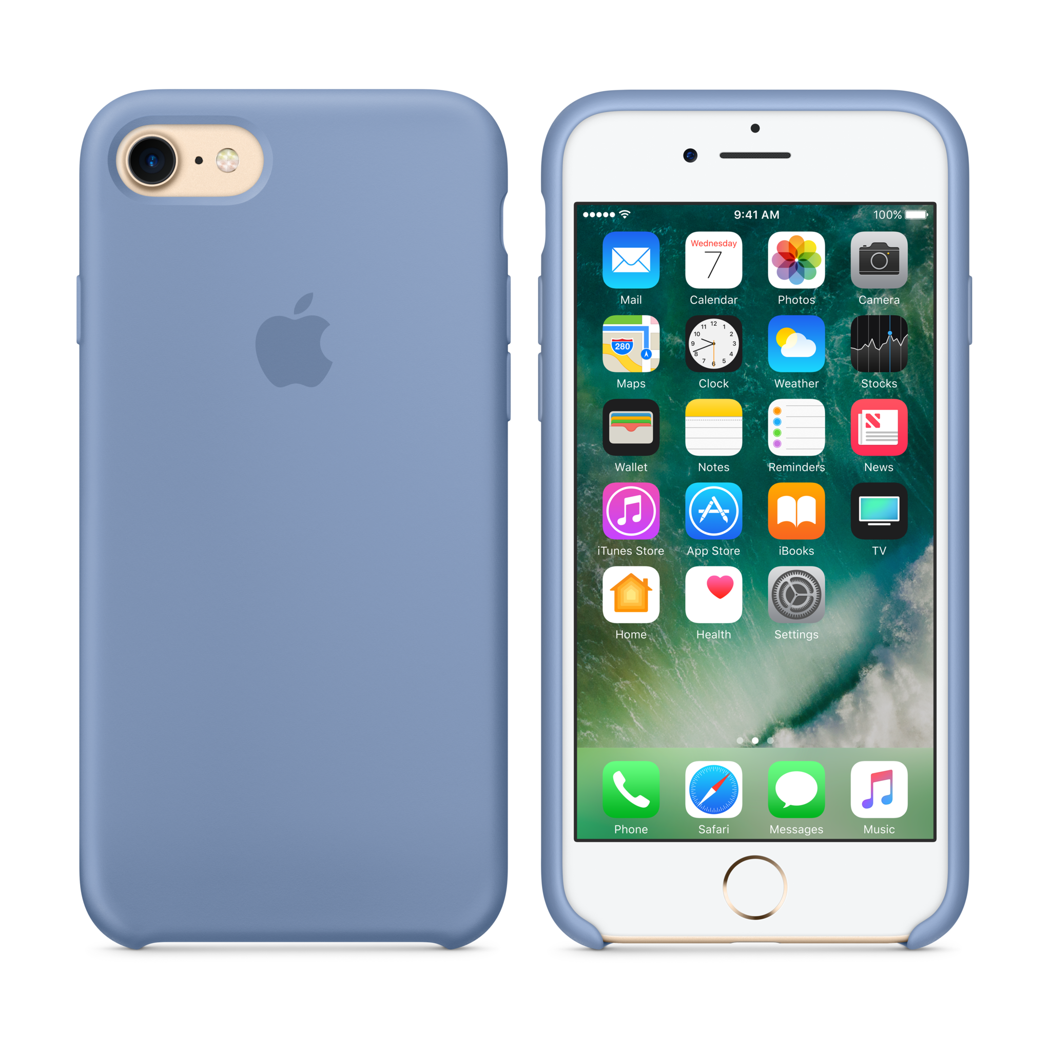 iPhone 7 Silicone Case — Azure