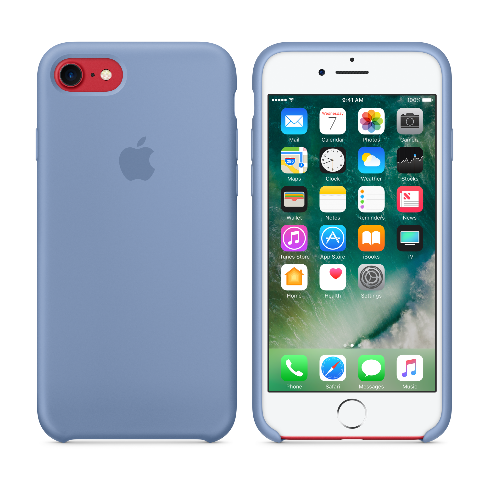 iPhone 7 Silicone Case — Azure