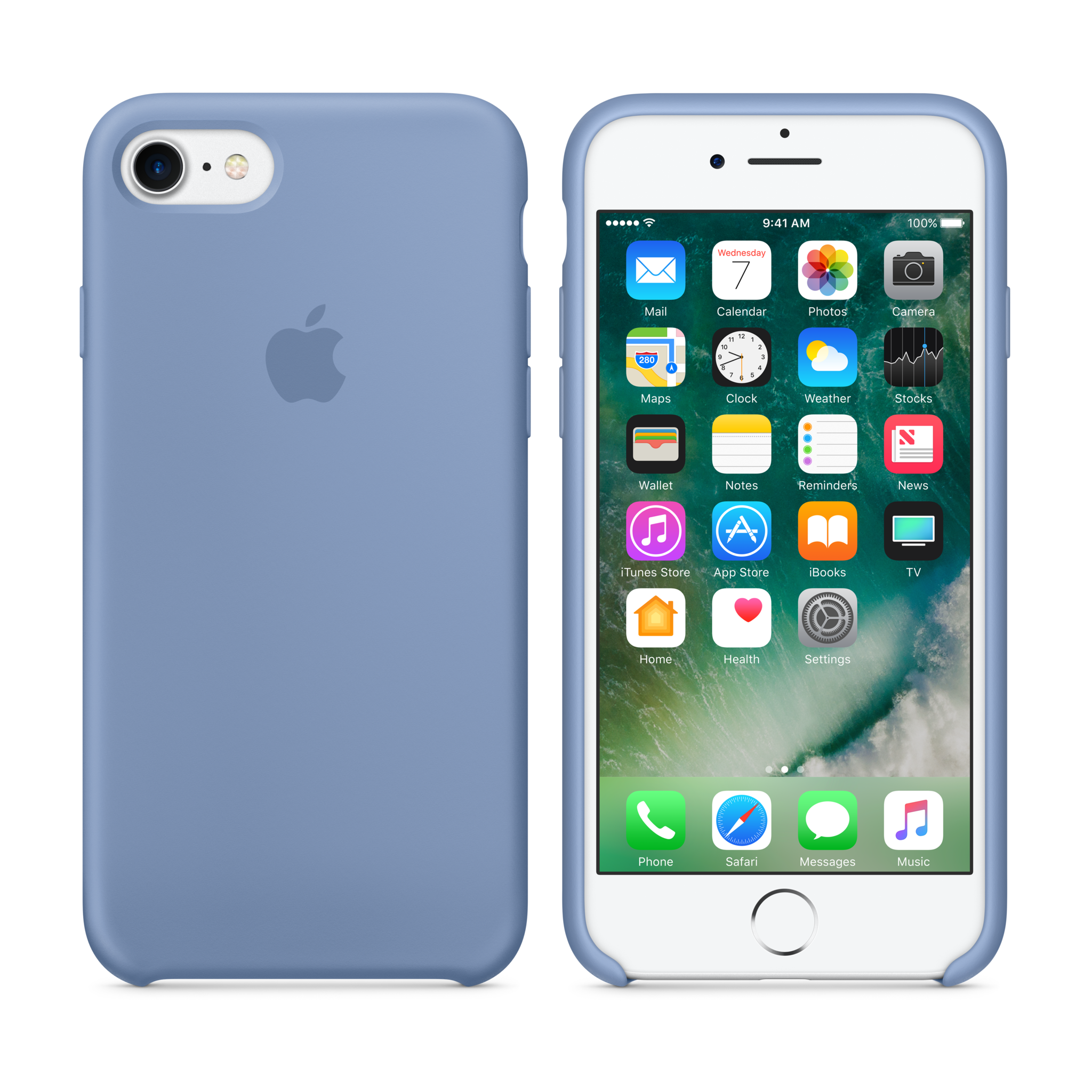 iPhone 7 Silicone Case — Azure