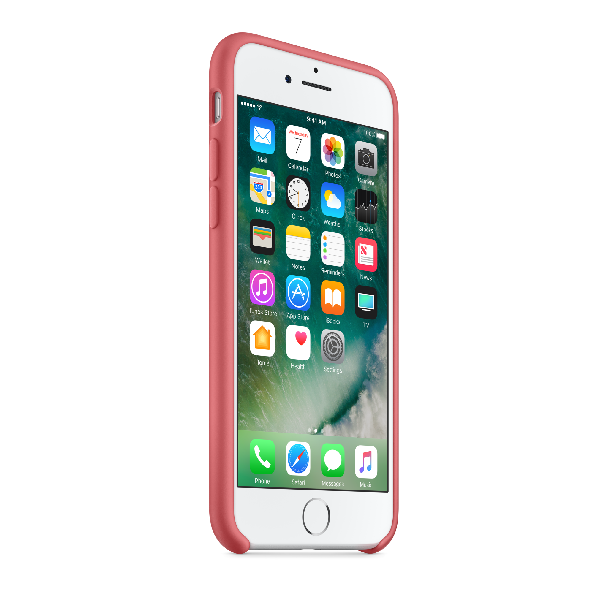 iPhone 7 Silicone Case — Camellia