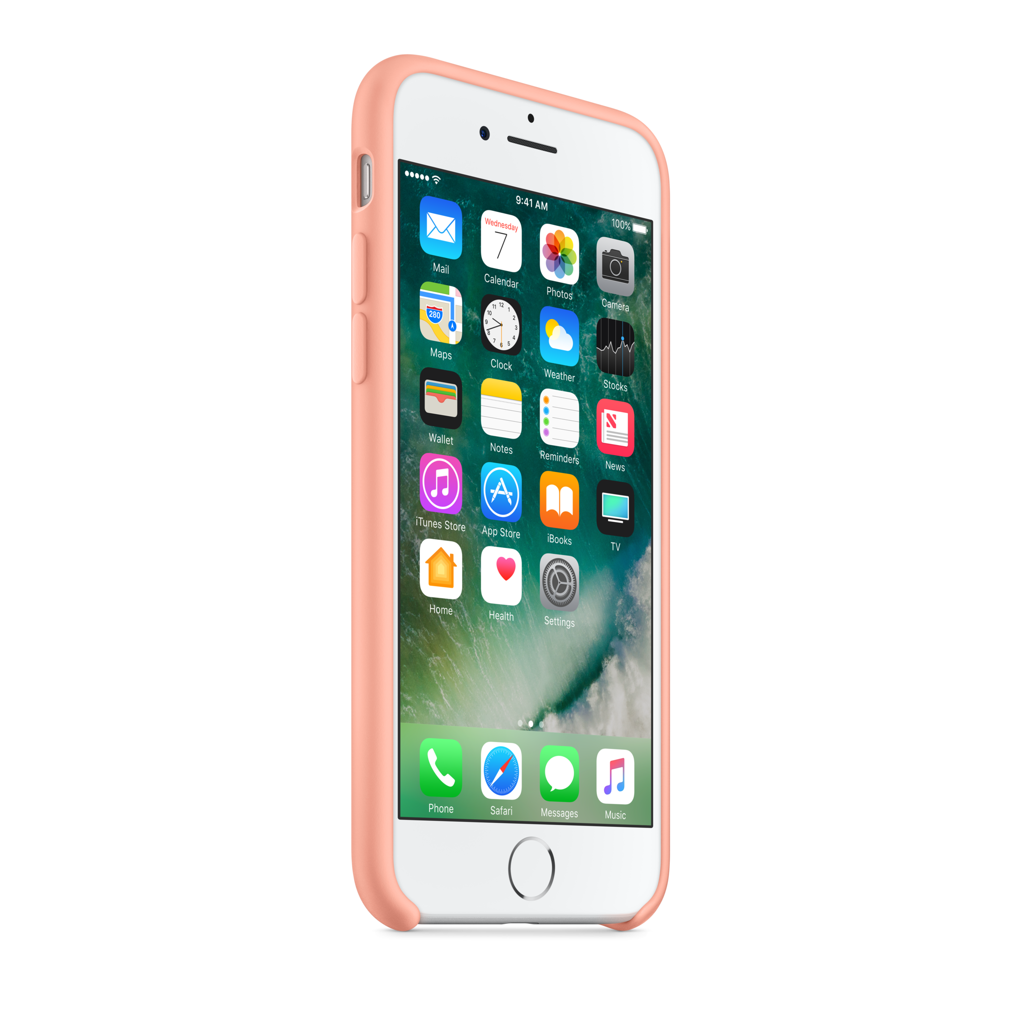 iPhone 7 Silicone Case — Flamingo