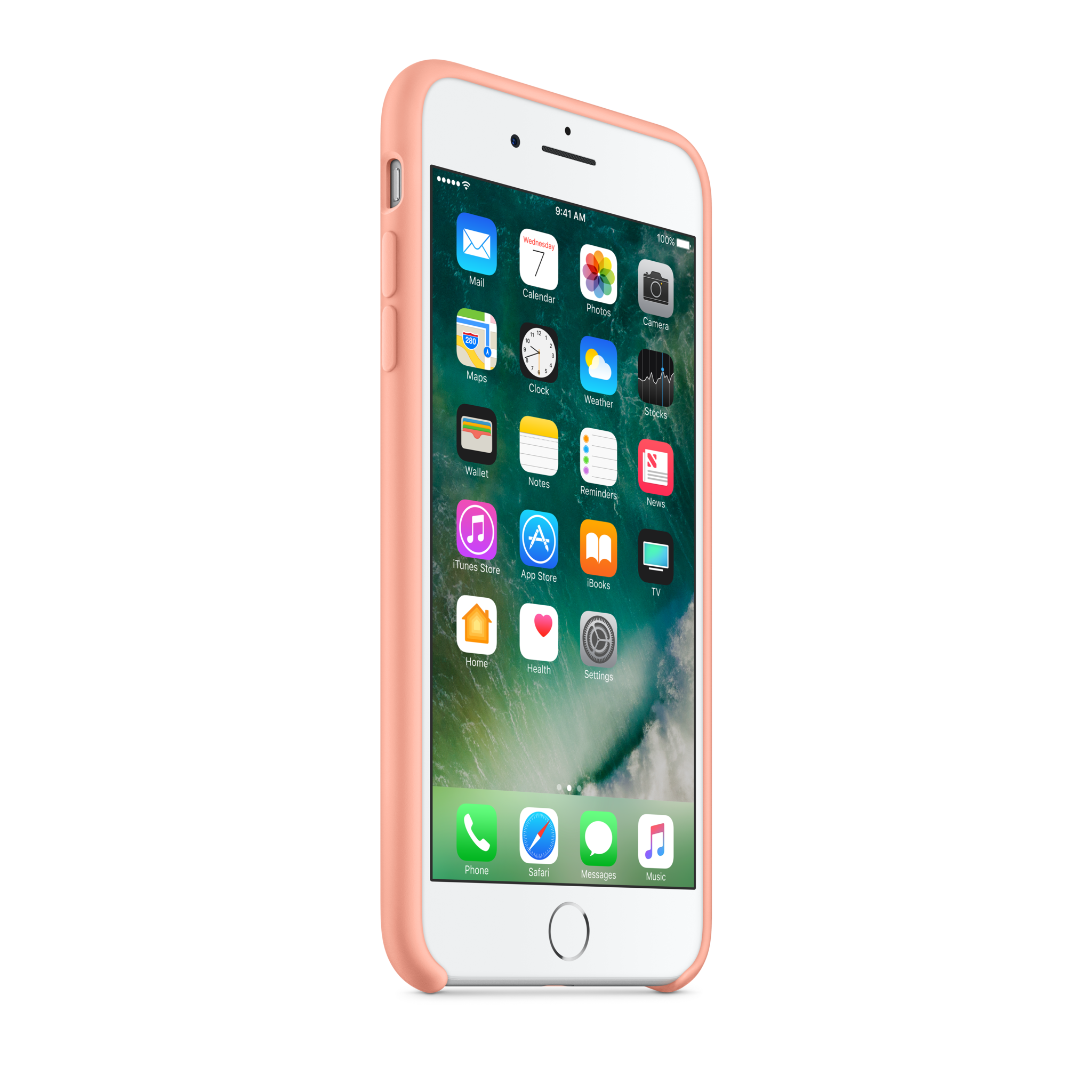 iPhone 7 Plus Silicone Case — Flamingo