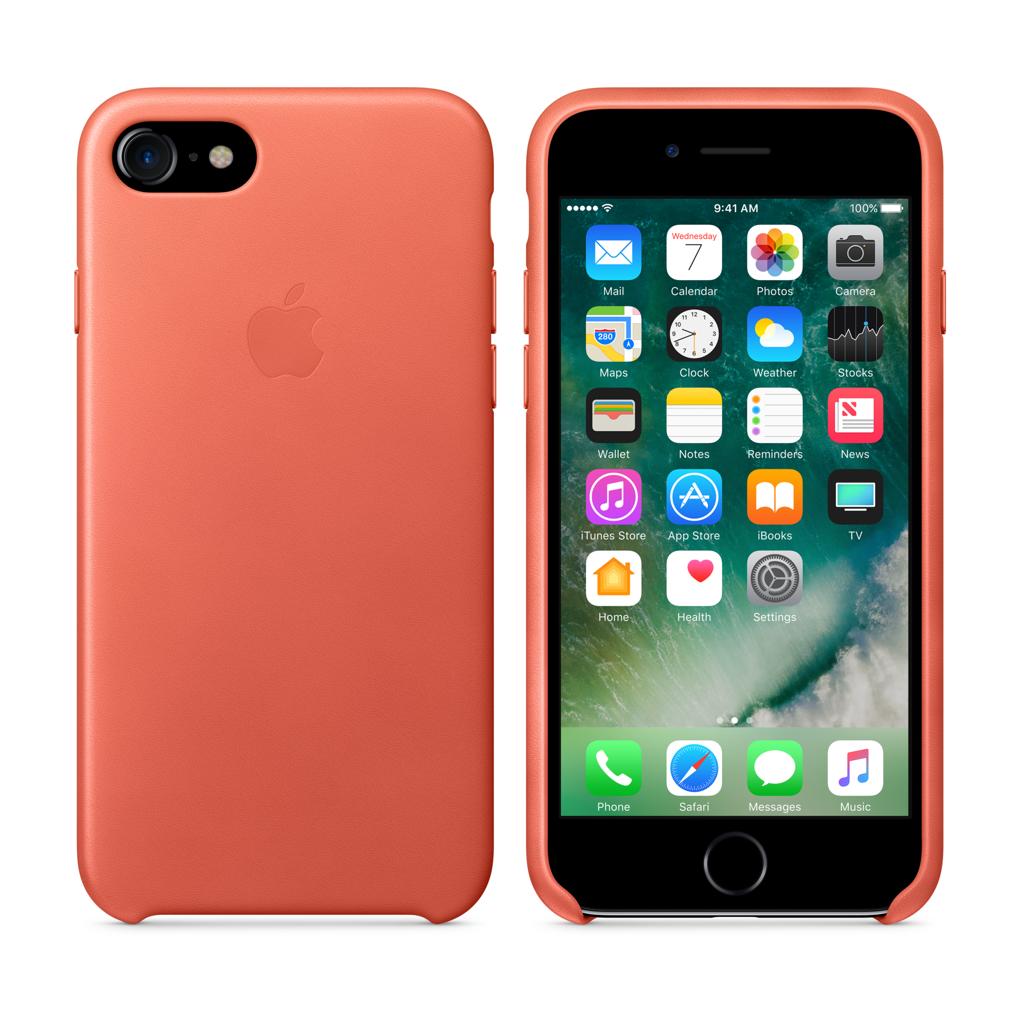 iPhone 7 Leather Case — Geranium