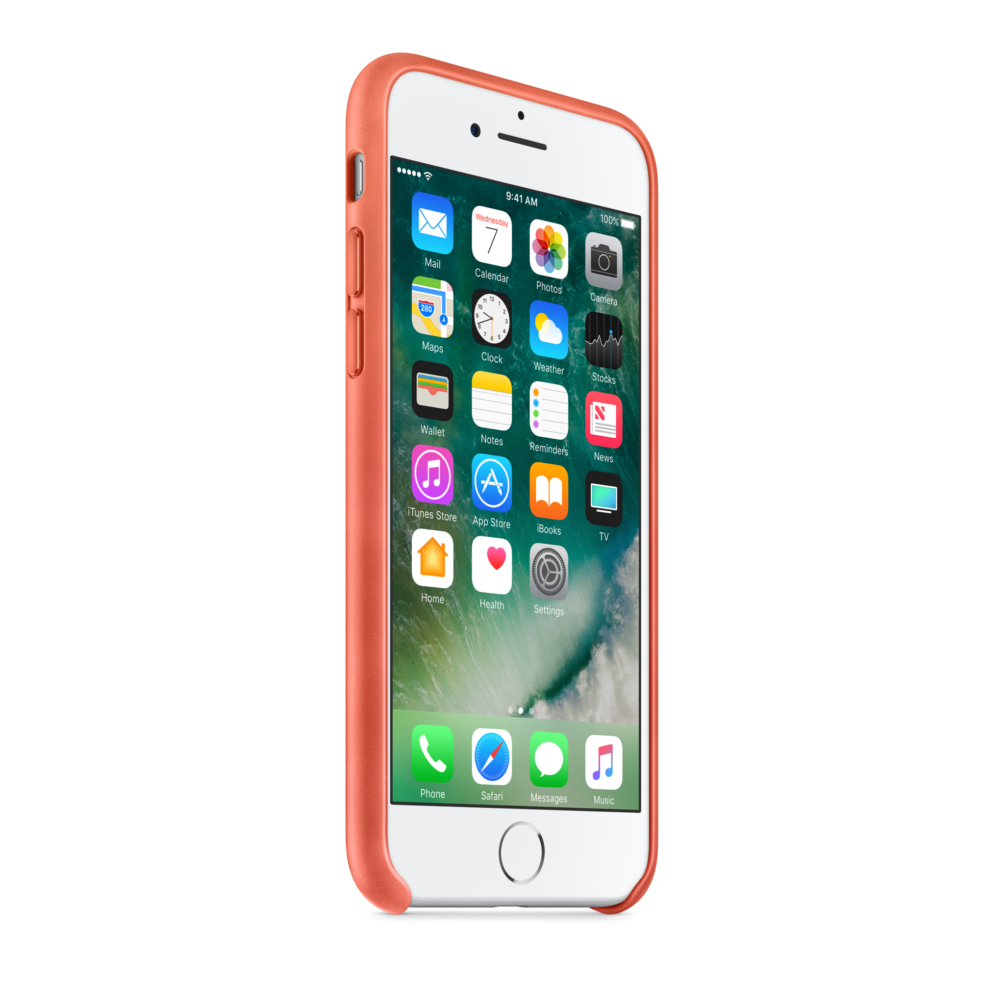 iPhone 7 Leather Case — Geranium