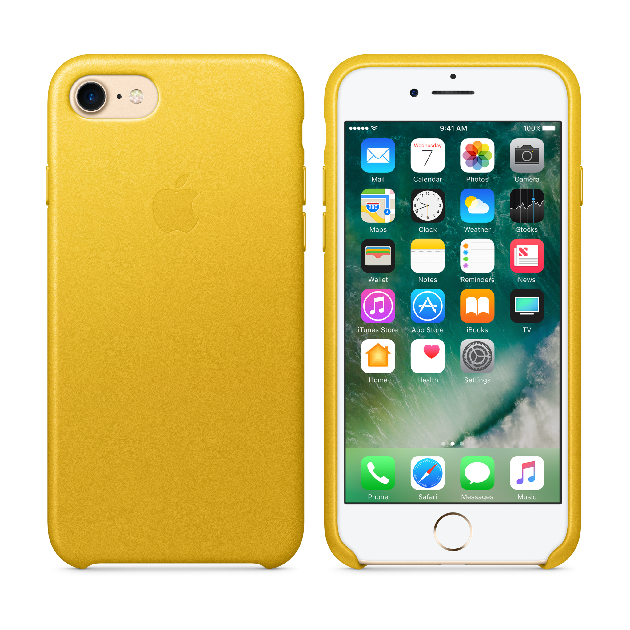 iPhone 7 Leather Case — Sunflower