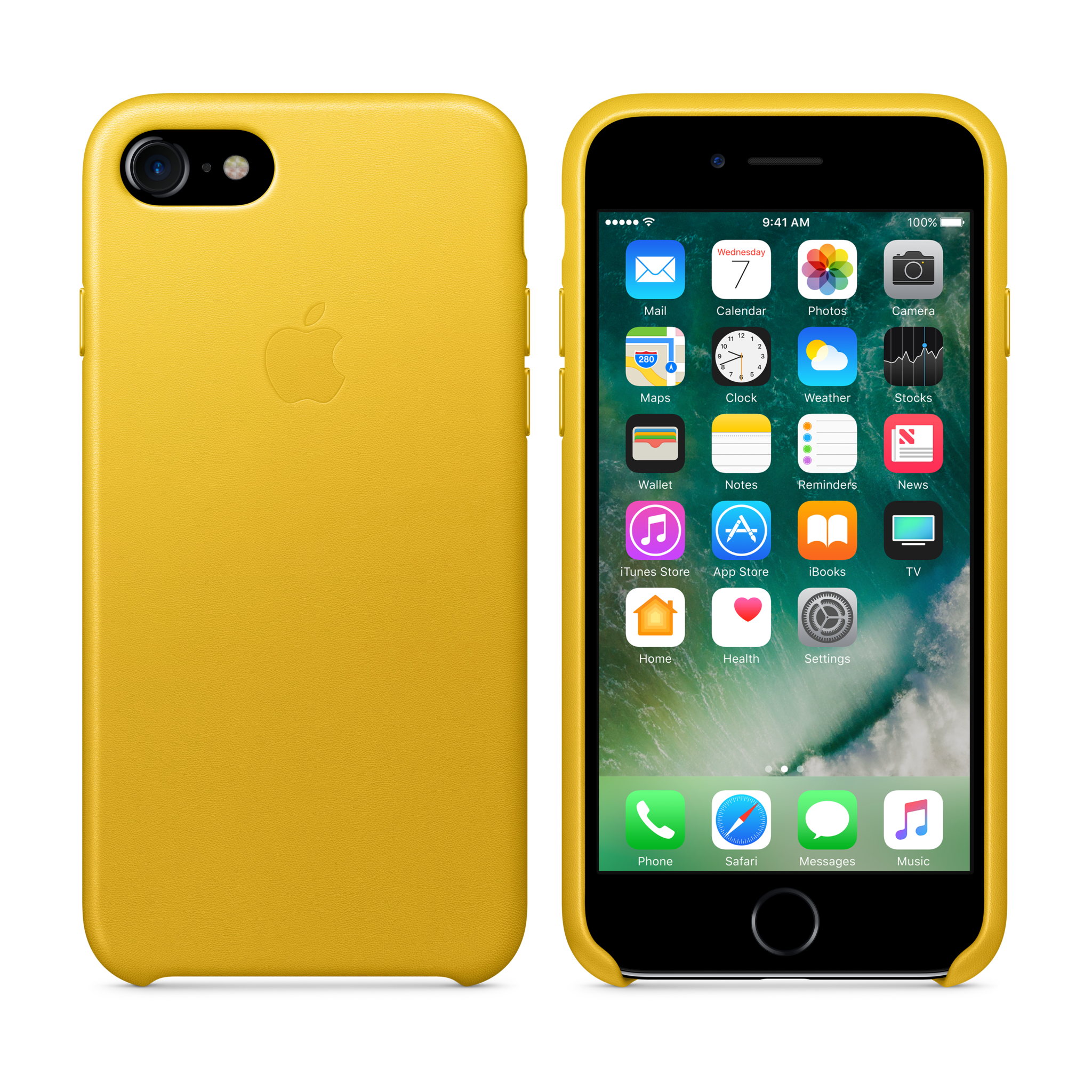 iPhone 7 Leather Case — Sunflower