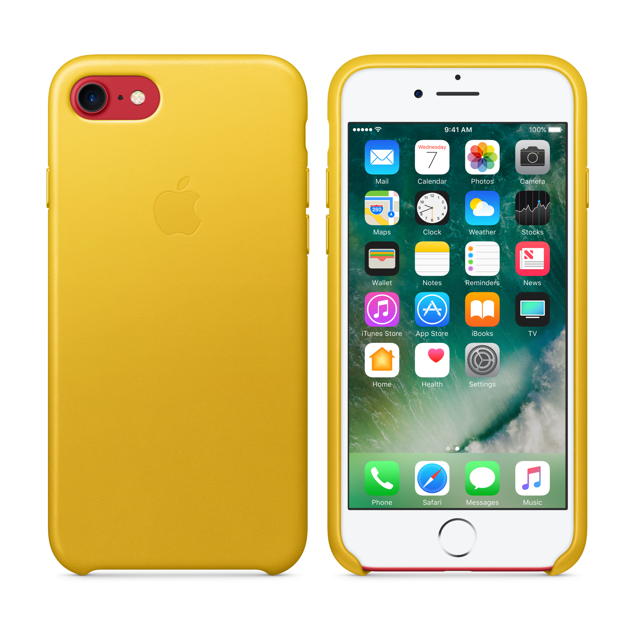 iPhone 7 Leather Case — Sunflower