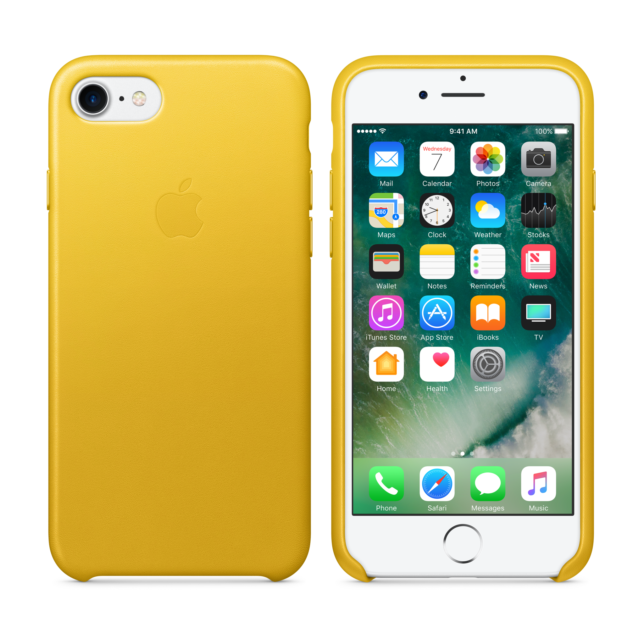 iPhone 7 Leather Case — Sunflower