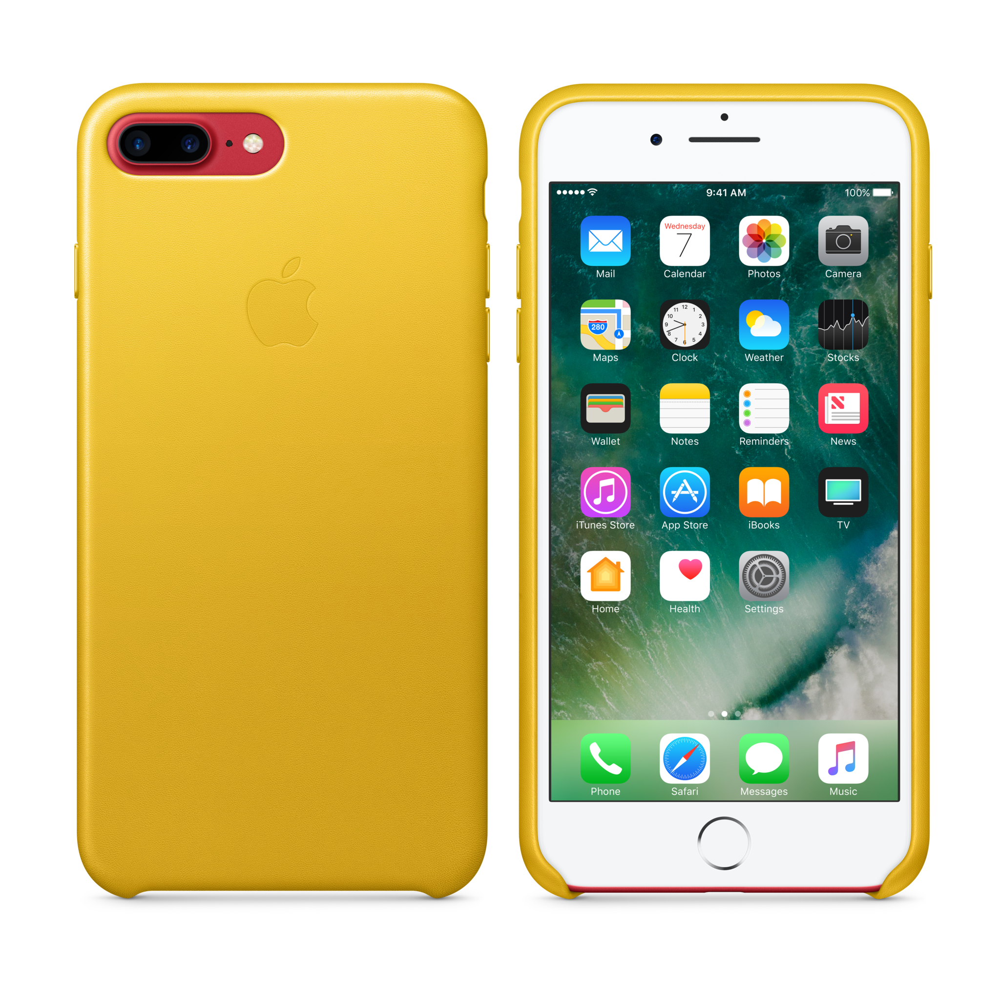 iPhone 7 Plus Leather Case — Sunflower