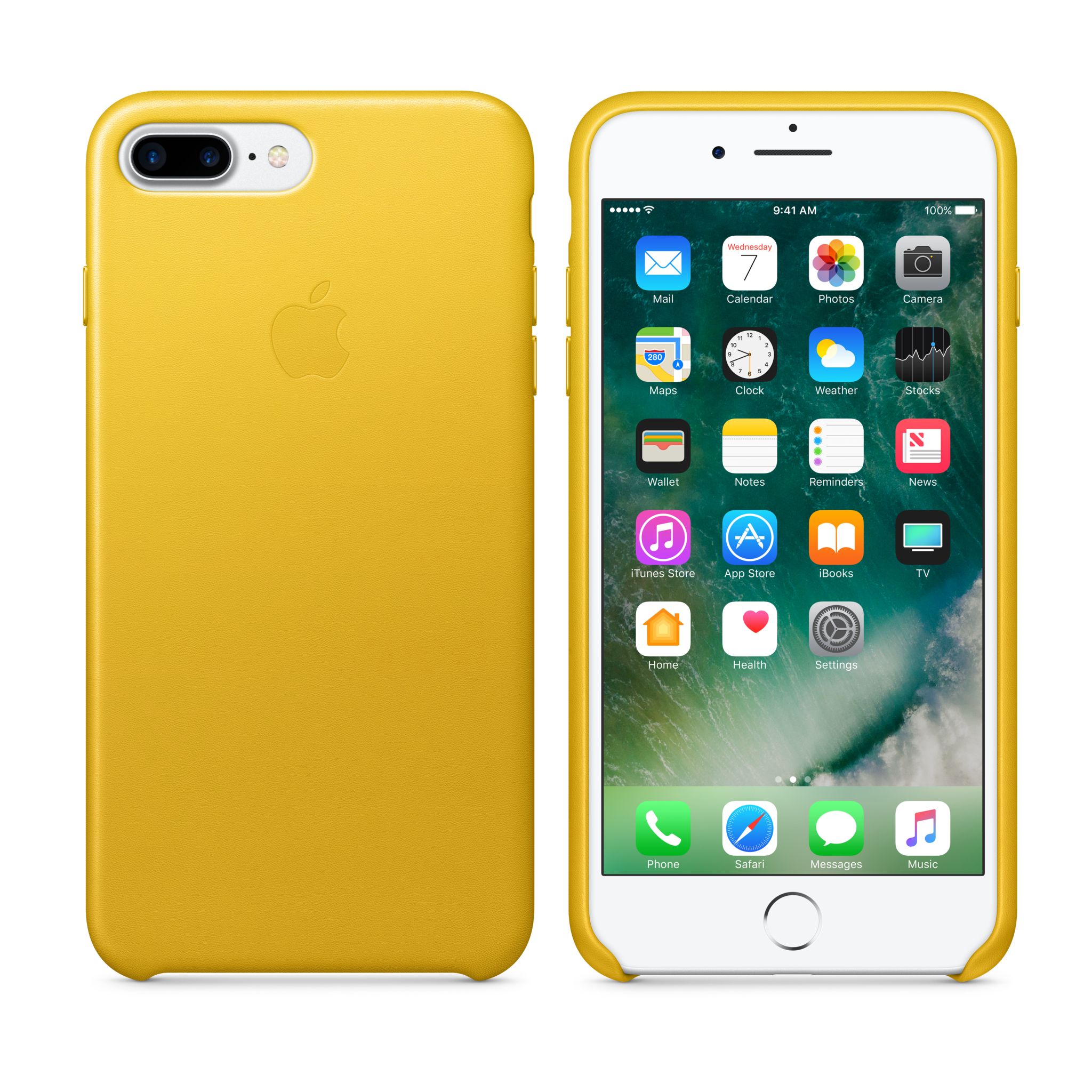 iPhone 7 Plus Leather Case — Sunflower