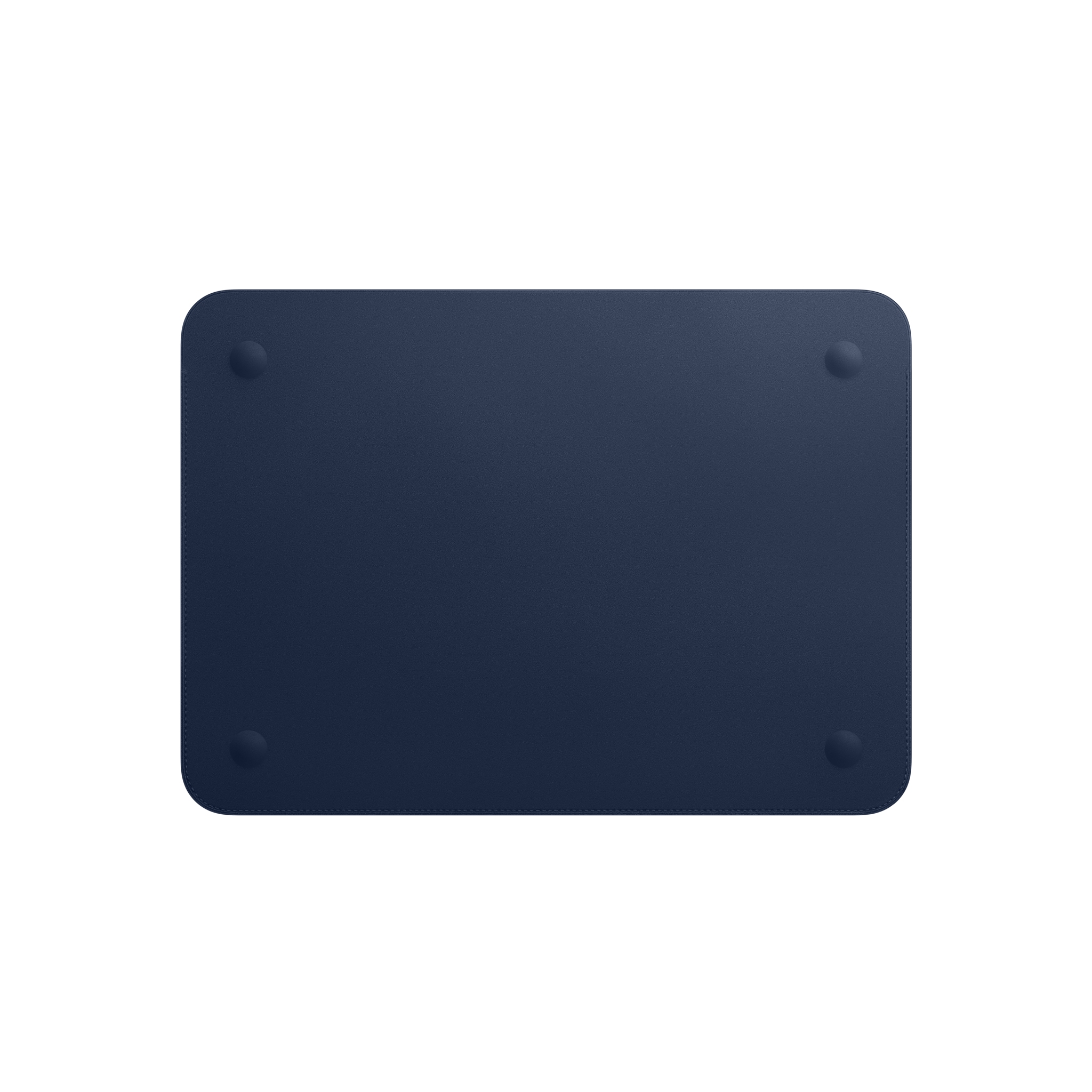 Leather Sleeve for 12″ MacBook — Midnight Blue