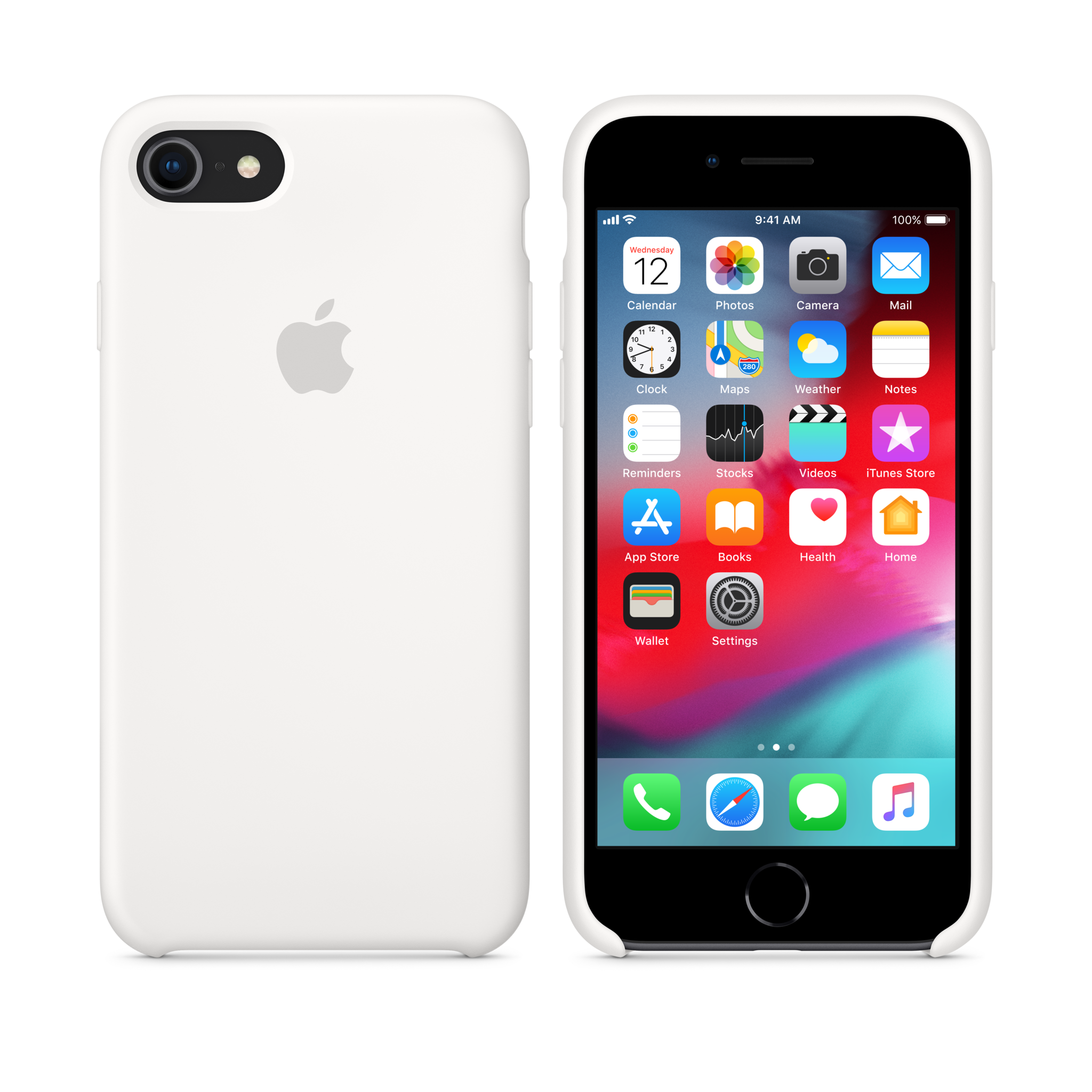 iPhone 8 / 7 Silicone Case — White