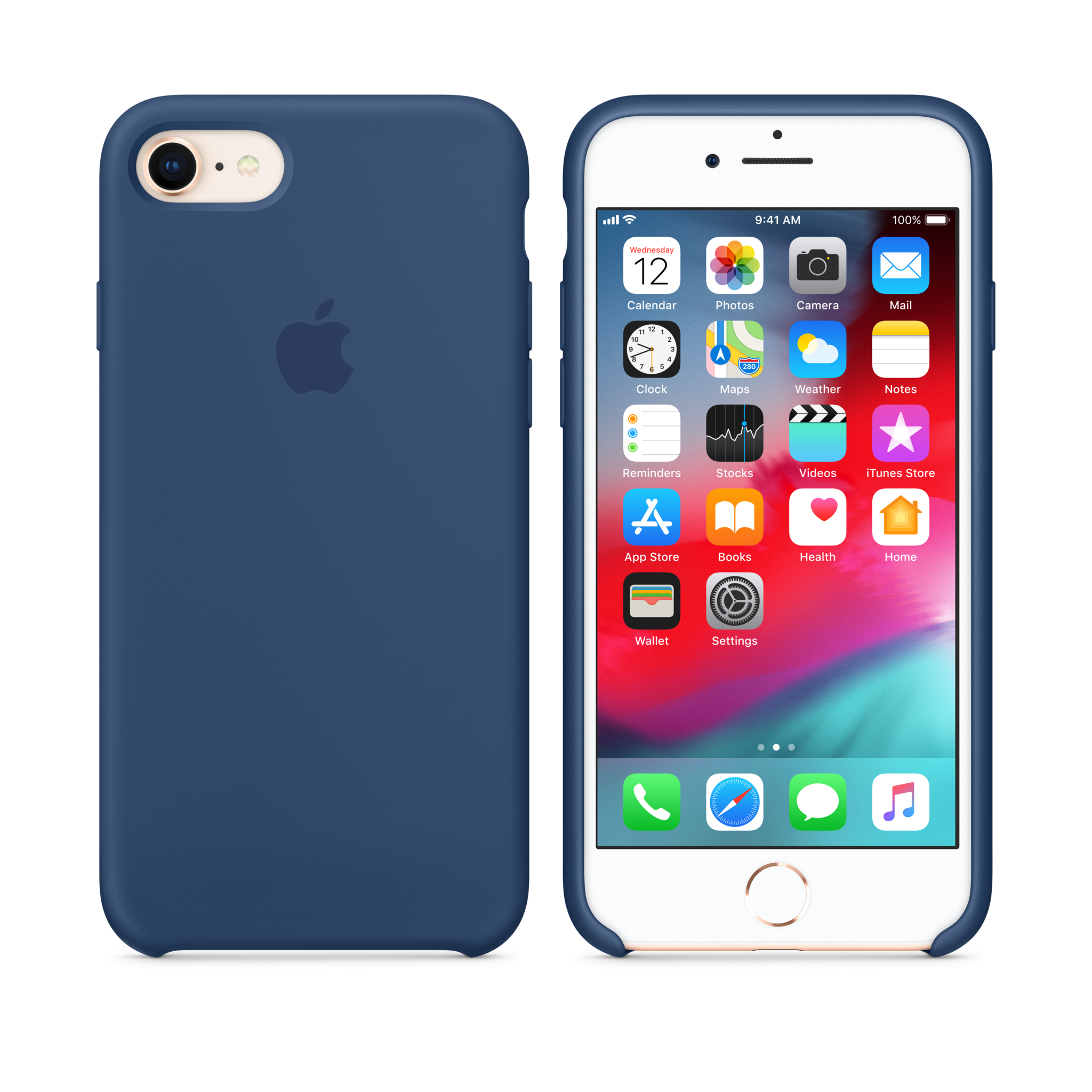 iPhone 8 / 7 Silicone Case — Blue Cobalt
