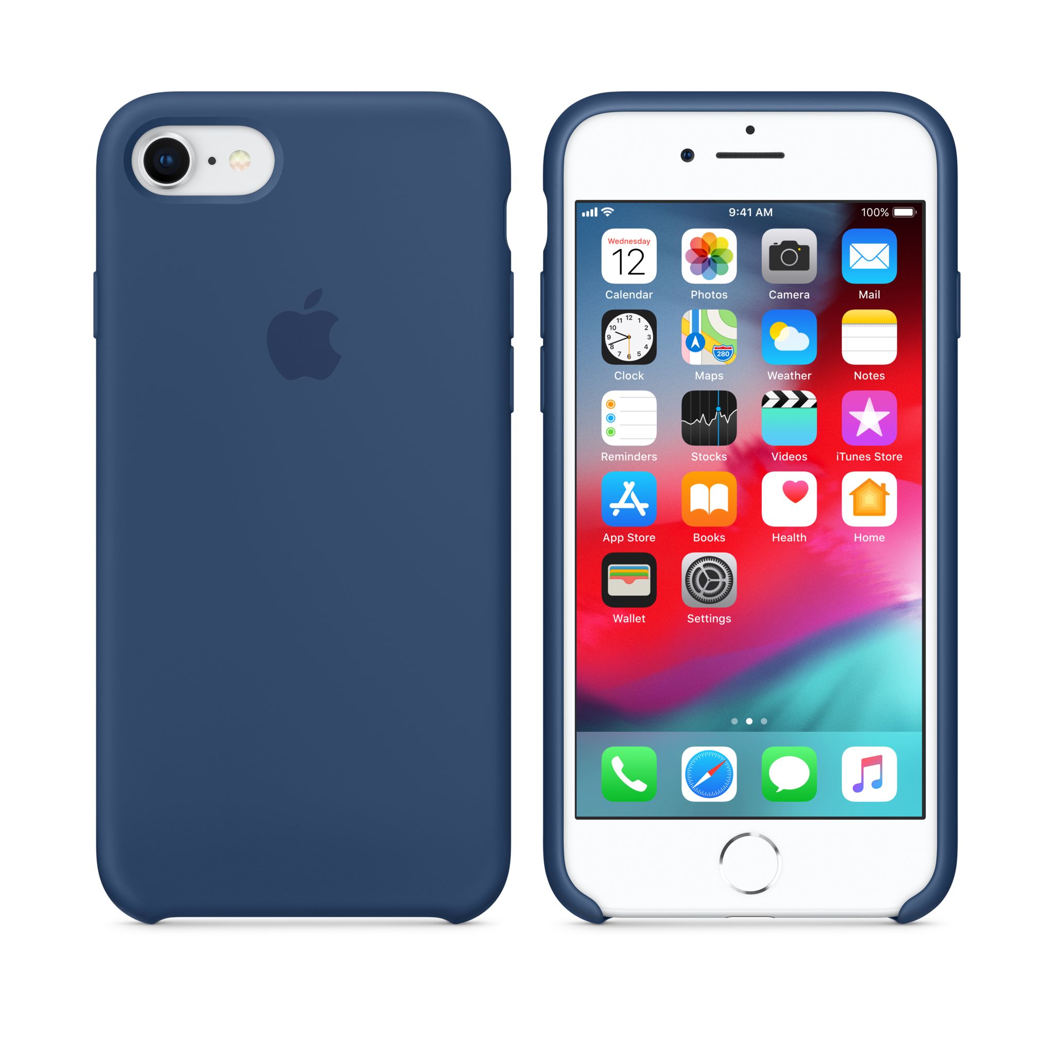 iPhone 8 / 7 Silicone Case — Blue Cobalt