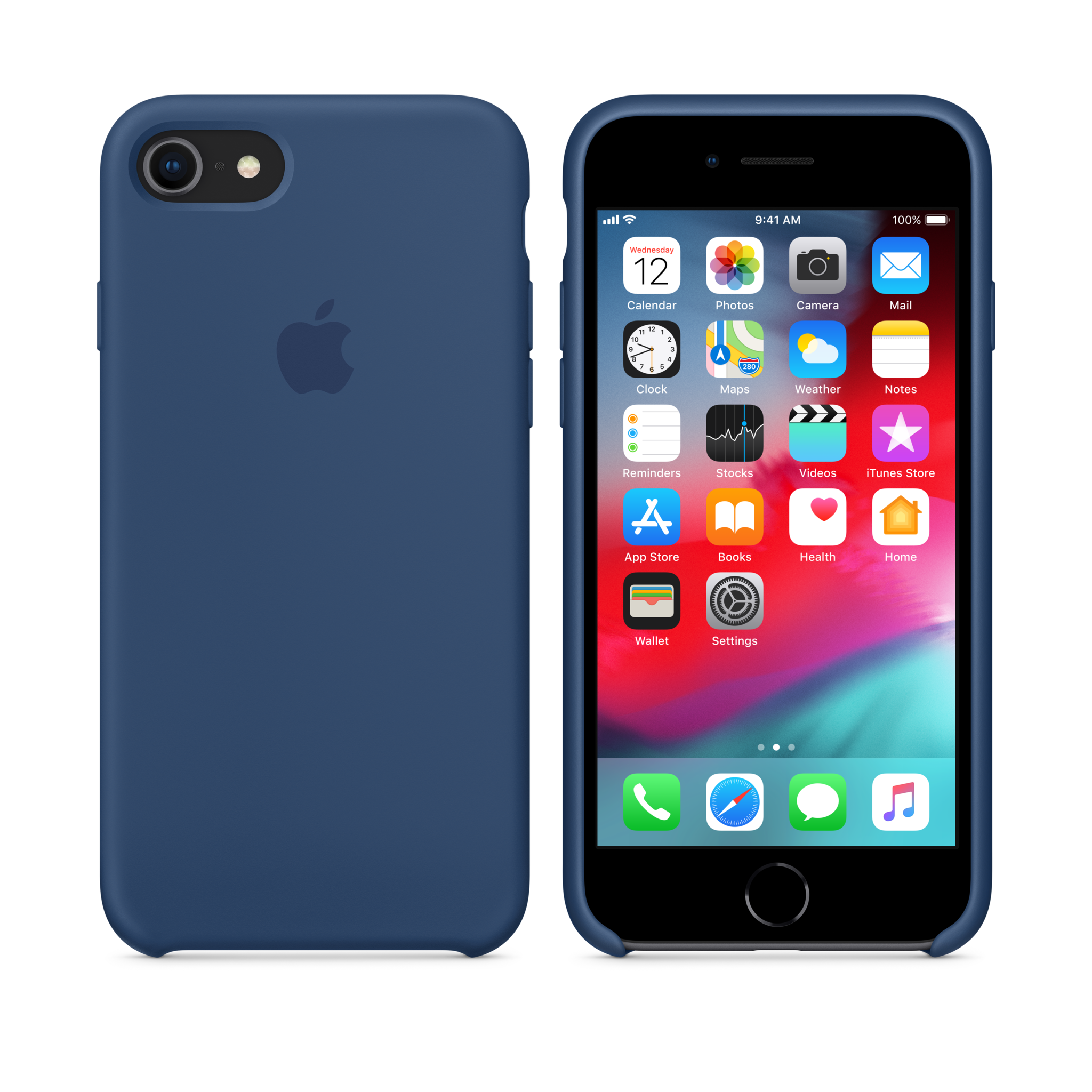 iPhone 8 / 7 Silicone Case — Blue Cobalt