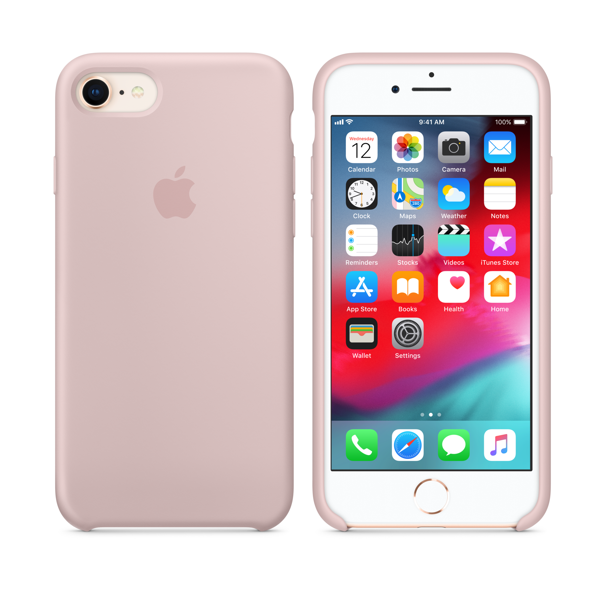 iPhone 8 / 7 Silicone Case — Pink Sand