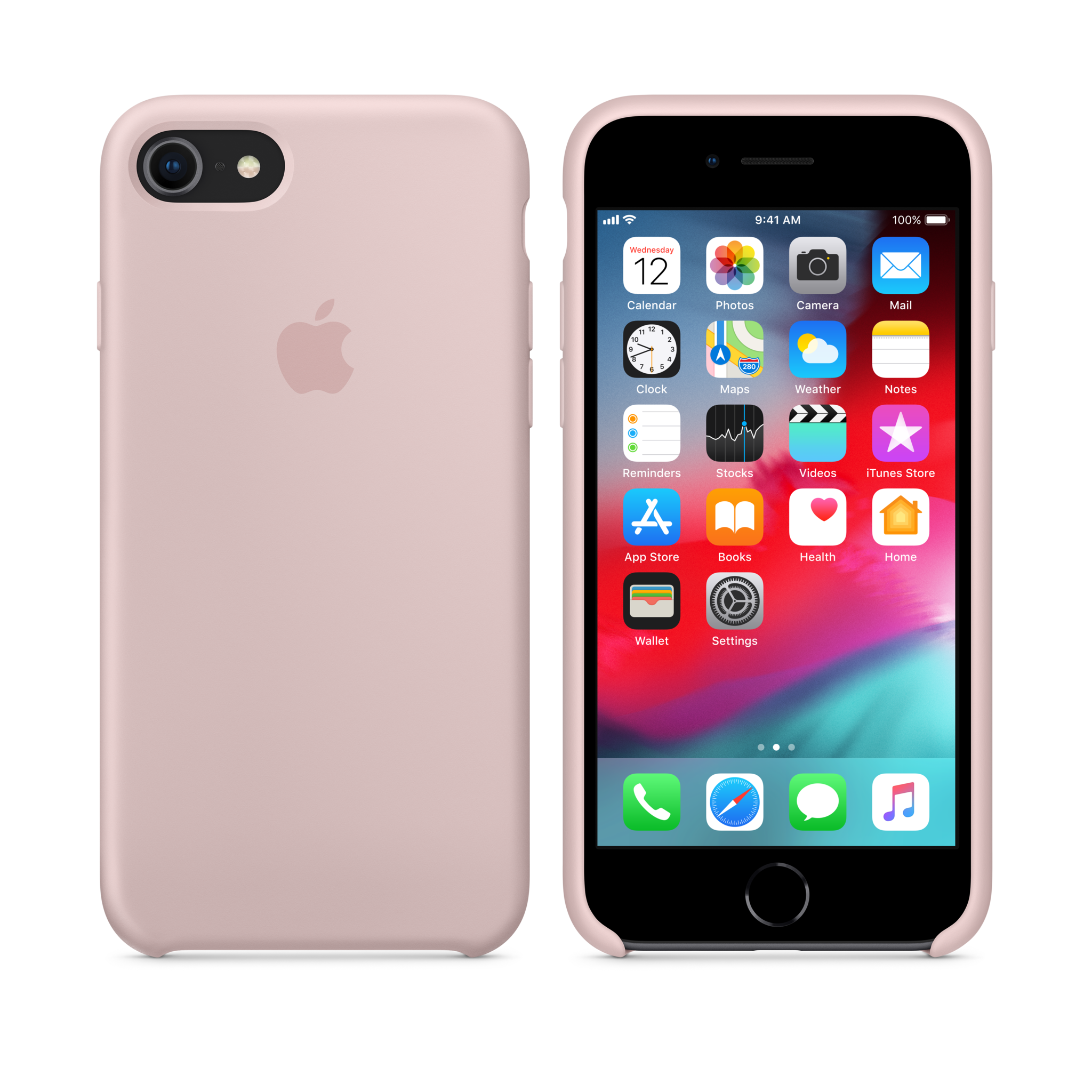 iPhone 8 / 7 Silicone Case — Pink Sand