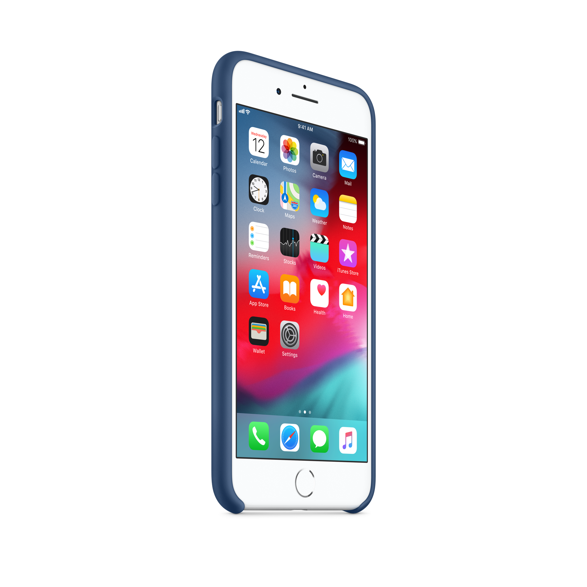 iPhone 8 Plus / 7 Plus Silicone Case — Blue Cobalt