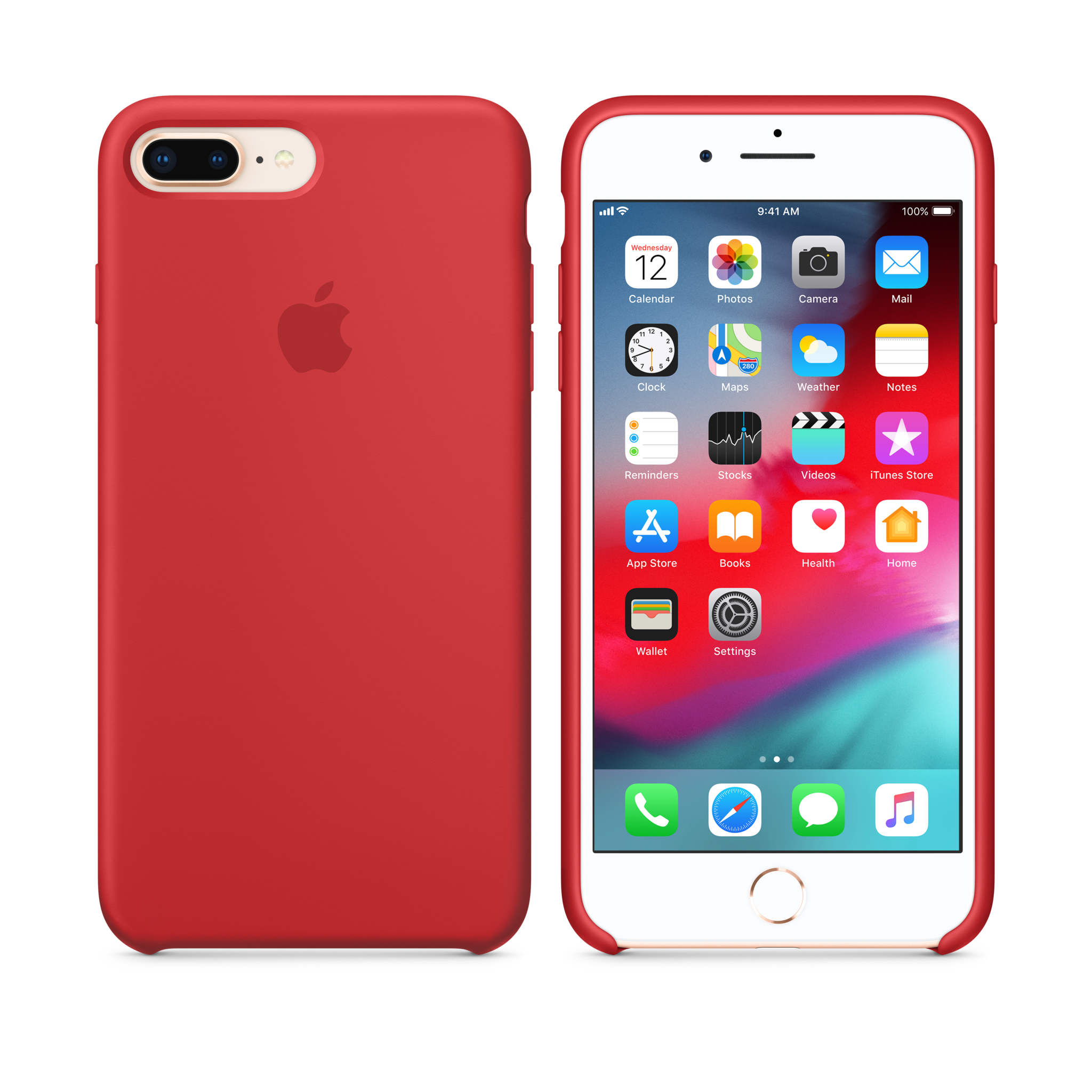 iPhone 8 Plus / 7 Plus Silicone Case — PRODUCT(RED)