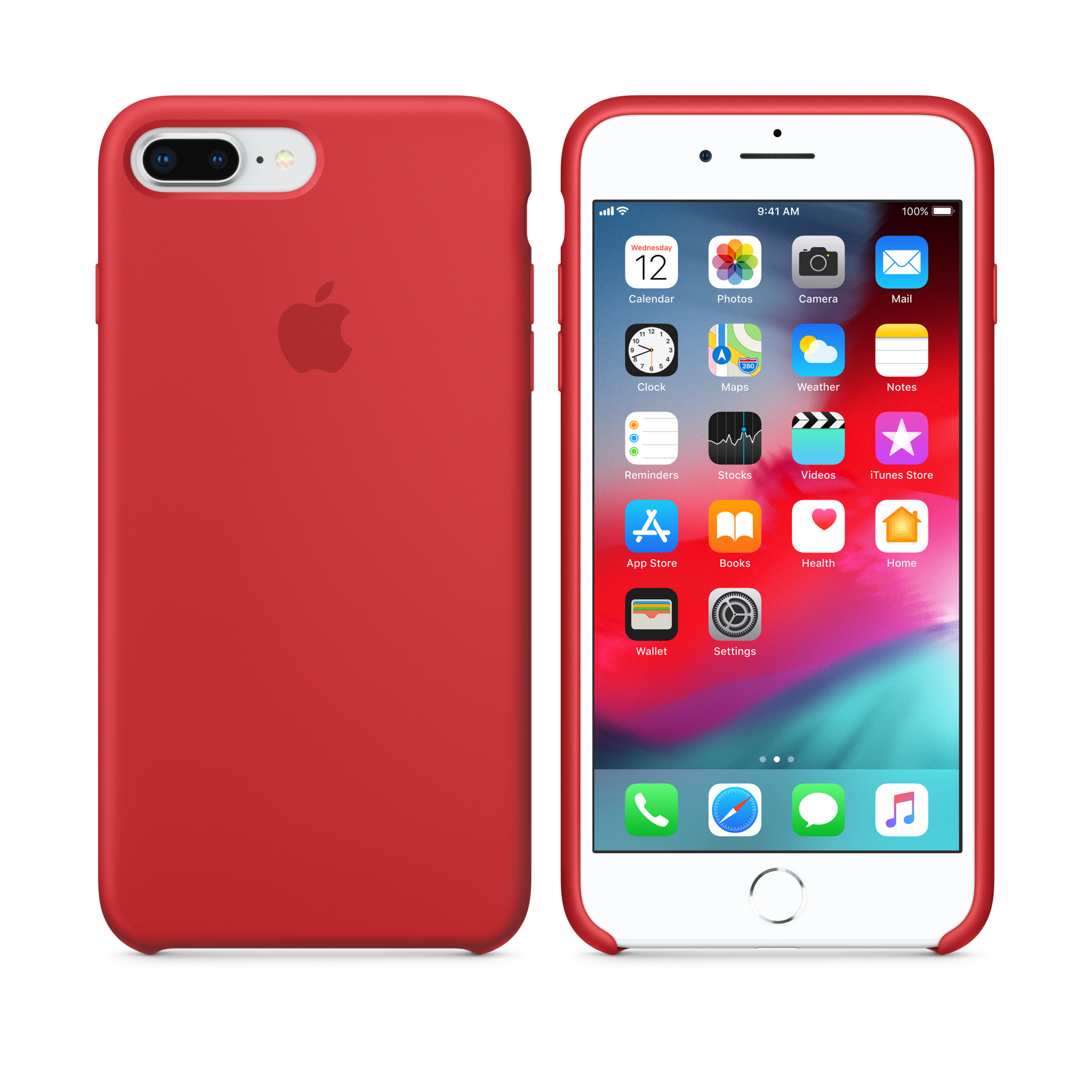 iPhone 8 Plus / 7 Plus Silicone Case — PRODUCT(RED)