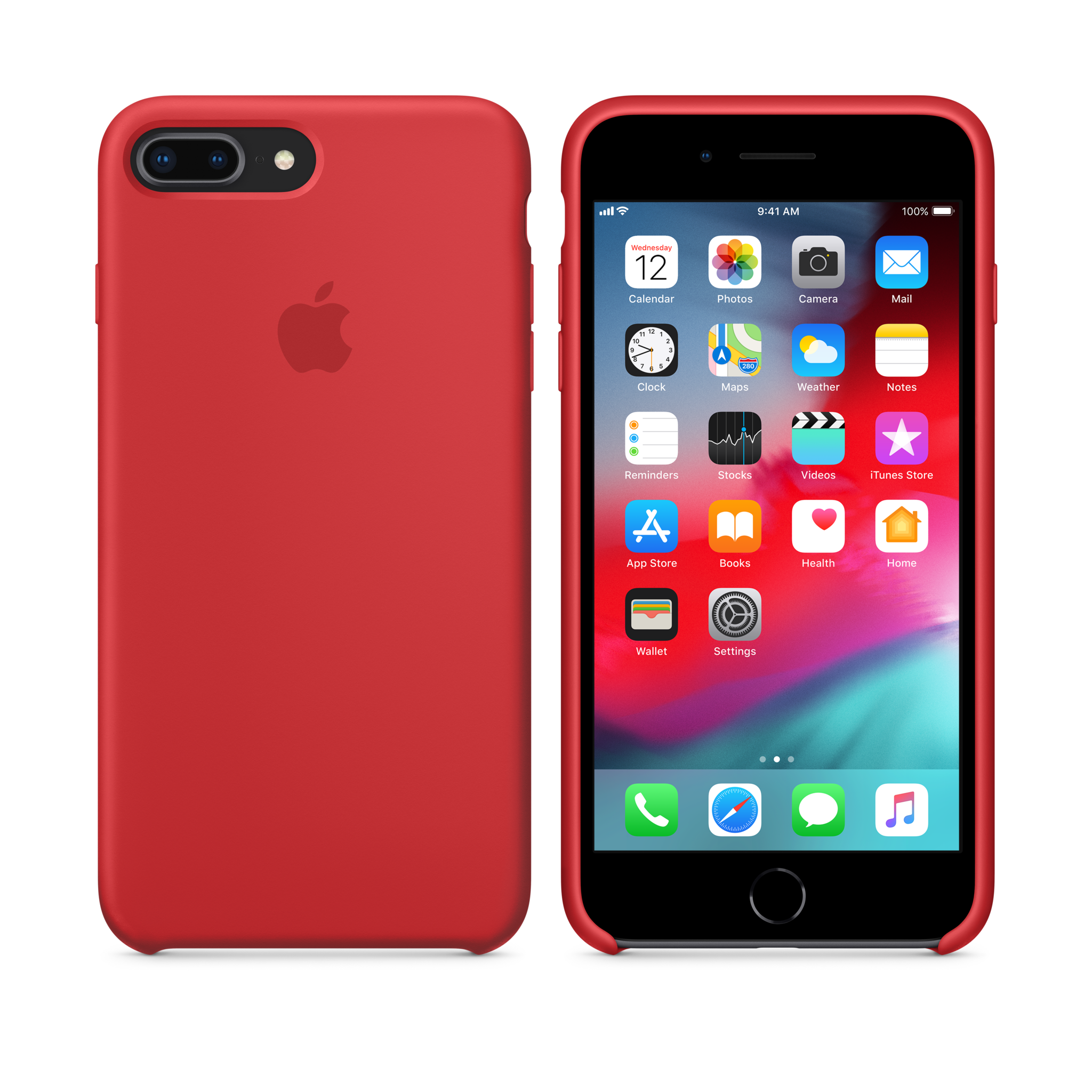 iPhone 8 Plus / 7 Plus Silicone Case — PRODUCT(RED)