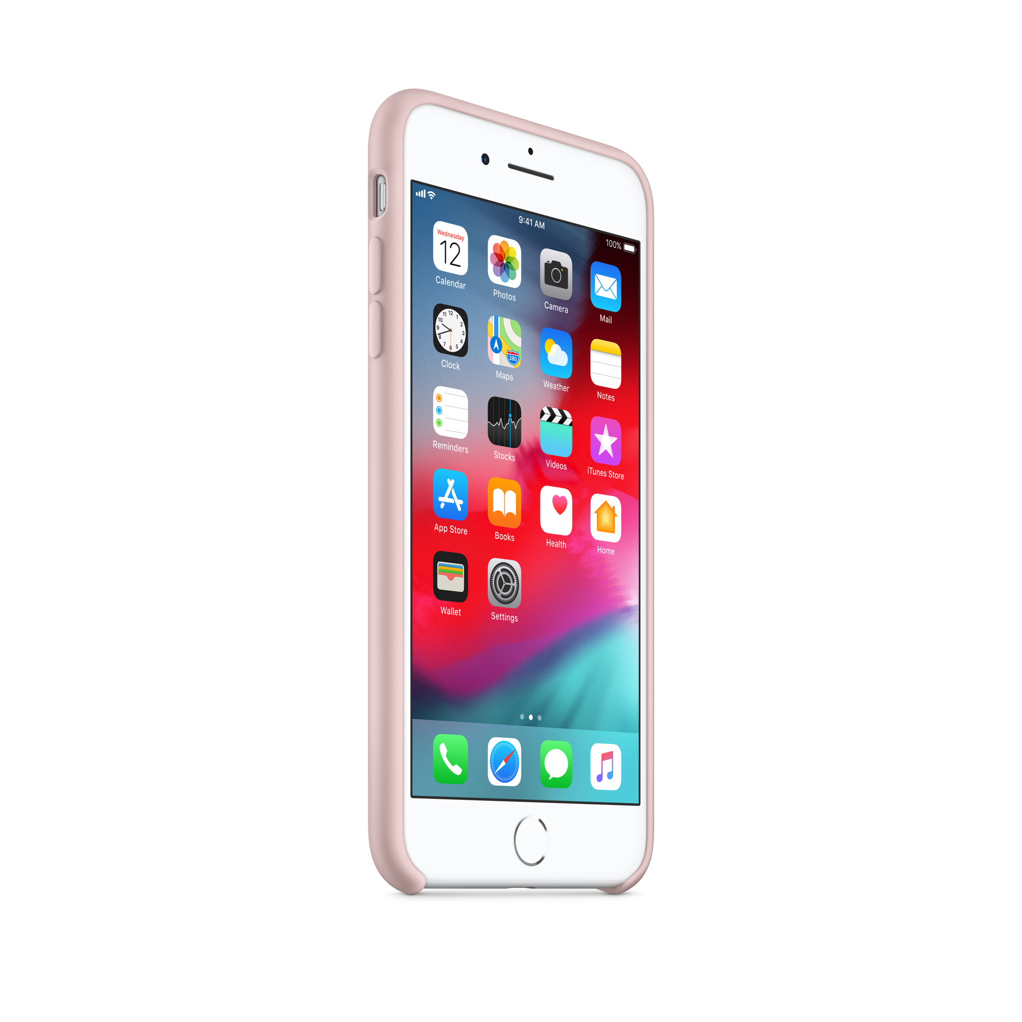 iPhone 8 Plus / 7 Plus Silicone Case — Pink Sand