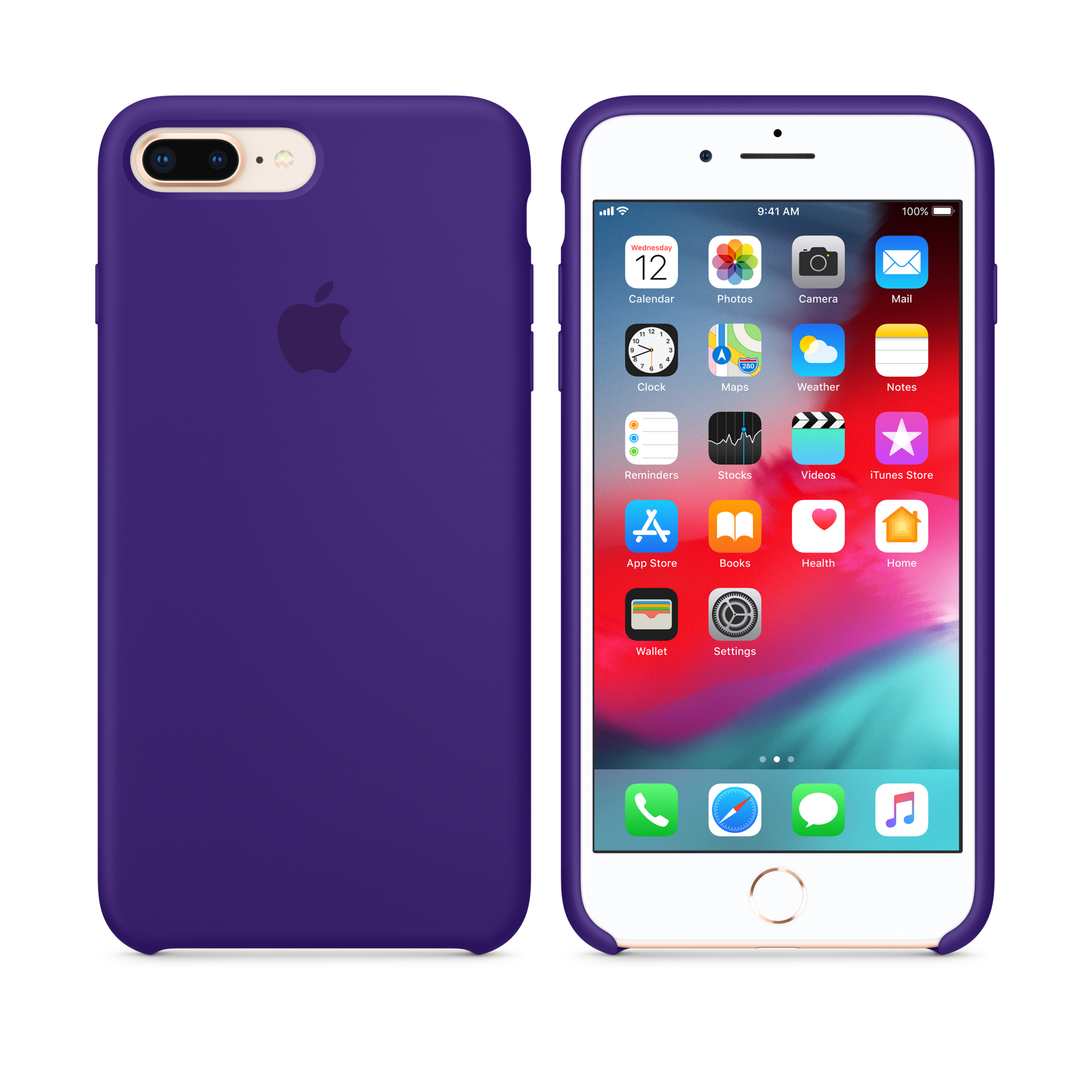 iPhone 8 Plus / 7 Plus Silicone Case — Ultra Violet