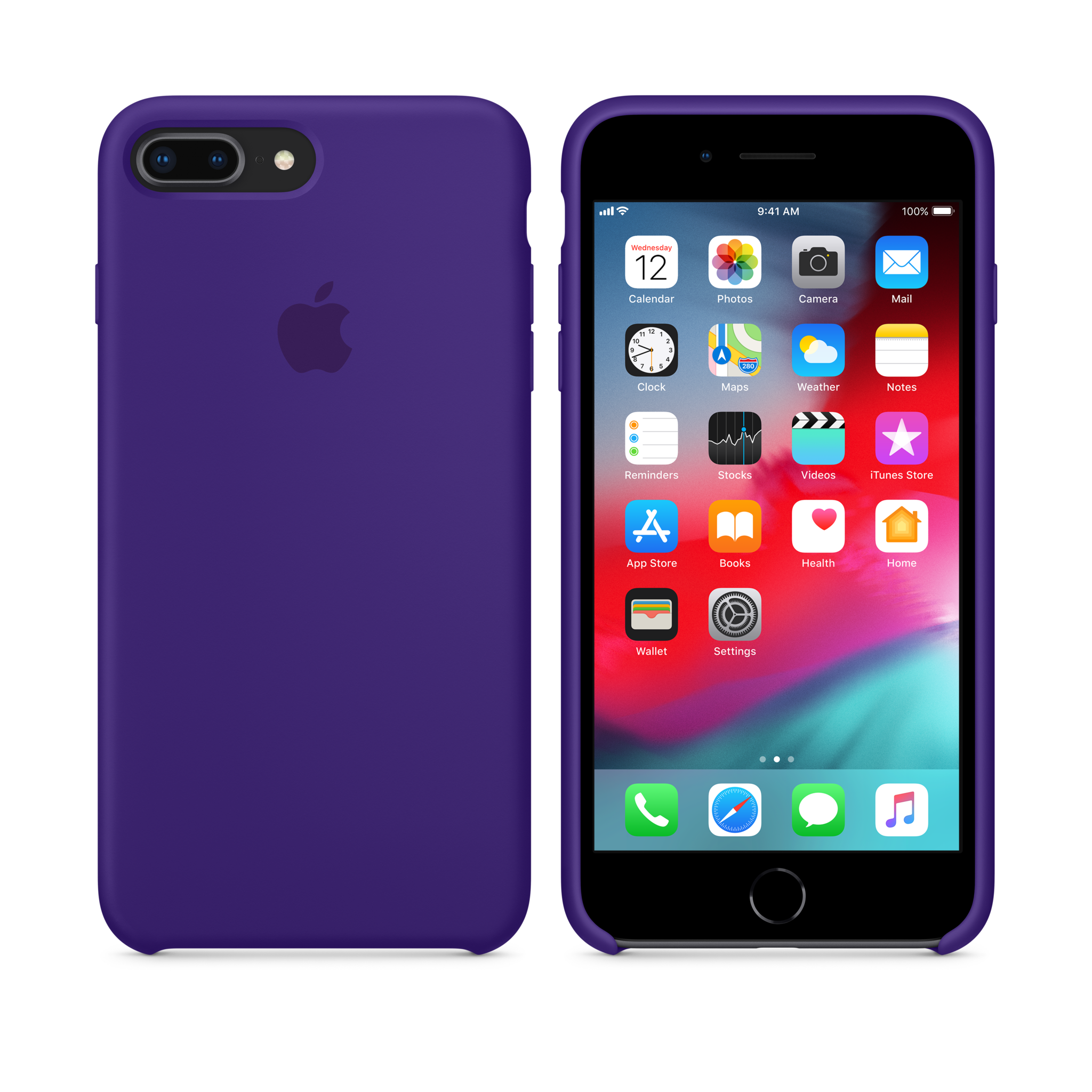 iPhone 8 Plus / 7 Plus Silicone Case — Ultra Violet