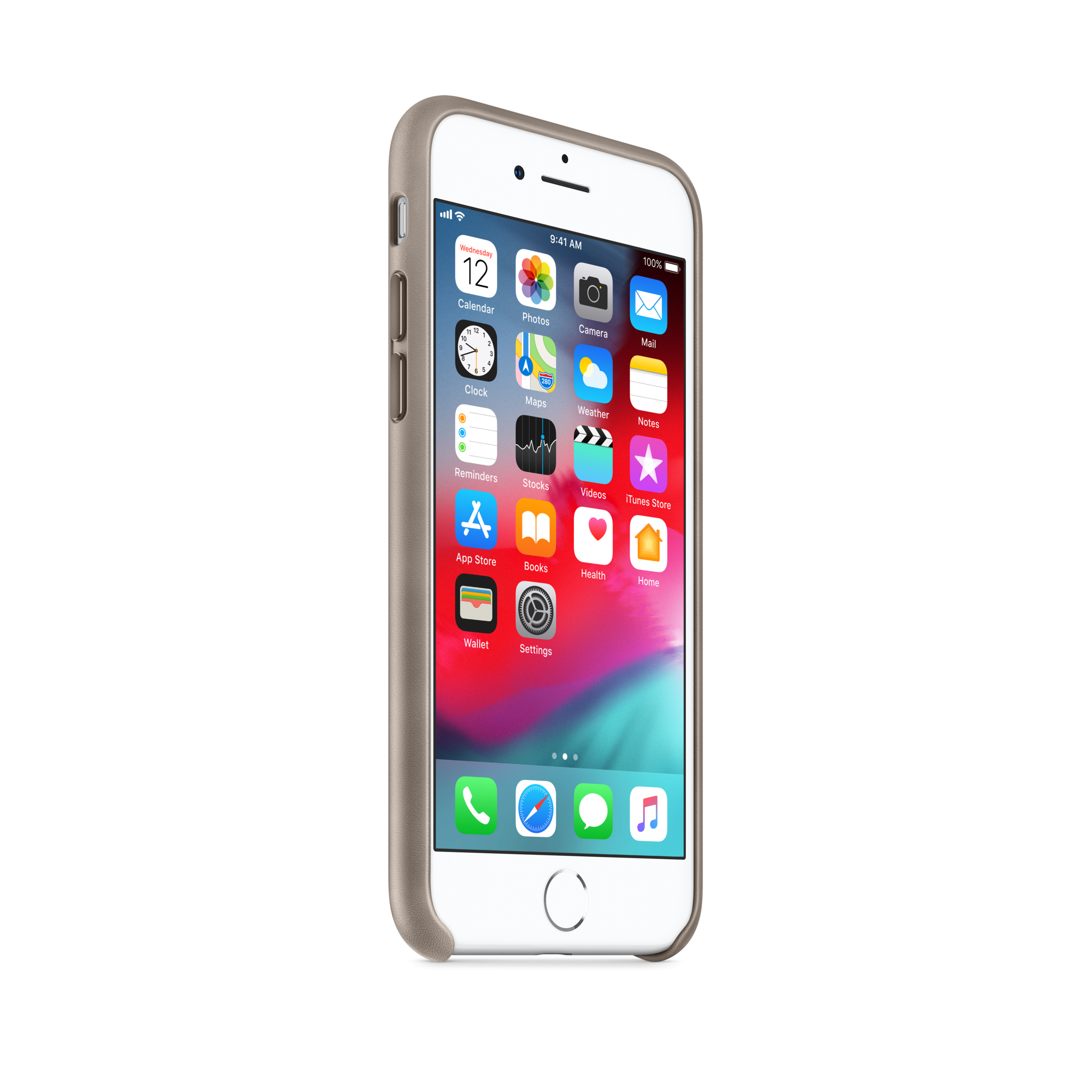 iPhone 8 / 7 Leather Case — Taupe