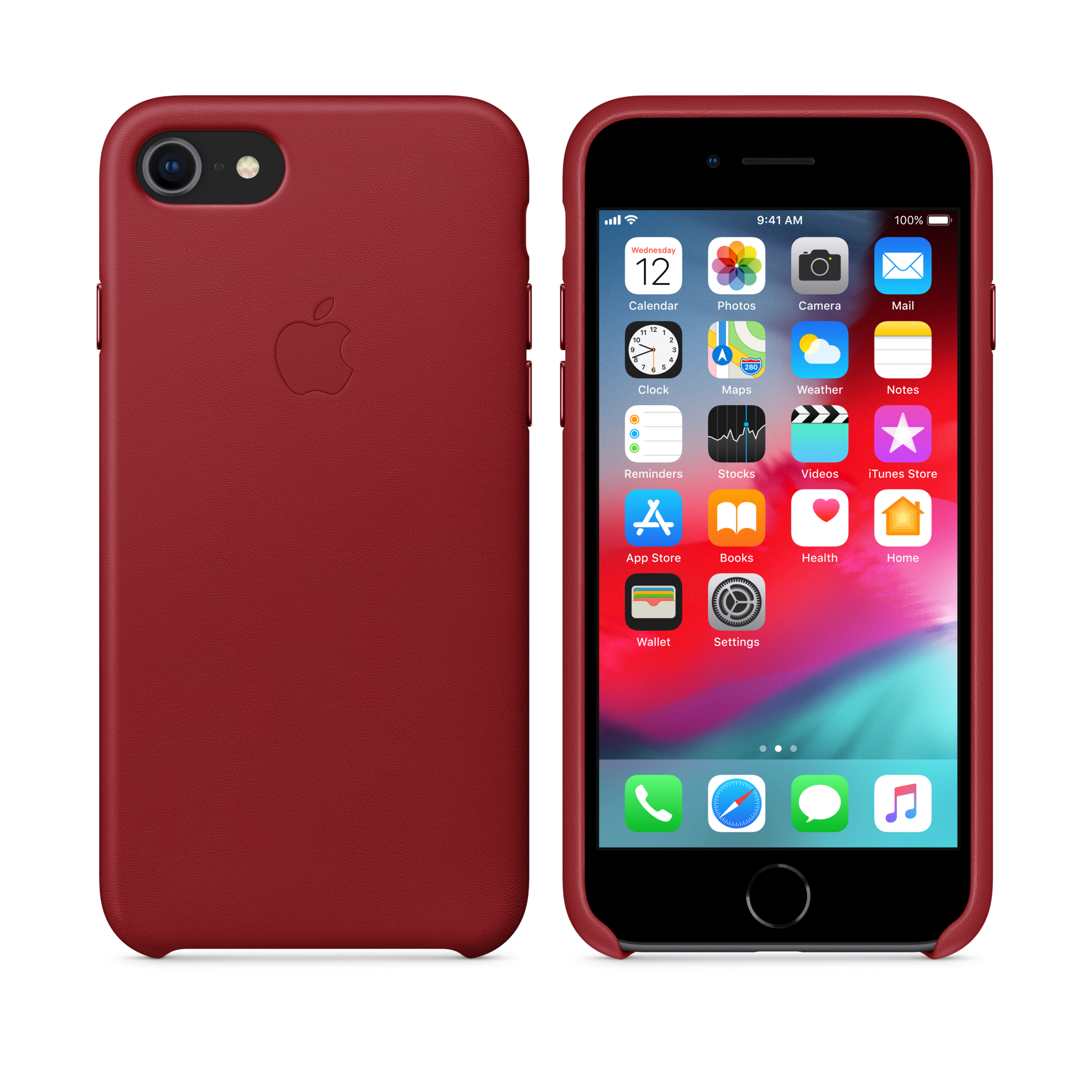 iPhone 8 / 7 Leather Case — PRODUCT(RED)