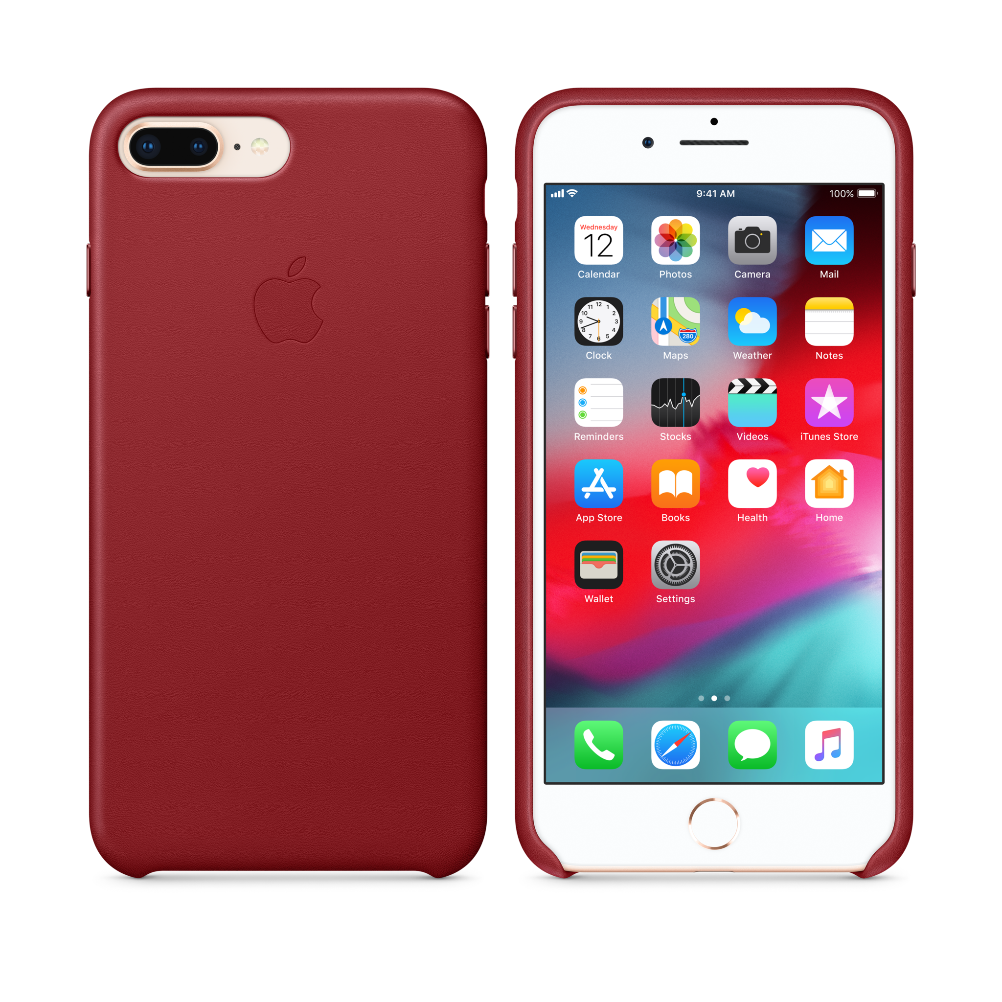 iPhone 8 Plus / 7 Plus Leather Case — PRODUCT(RED)
