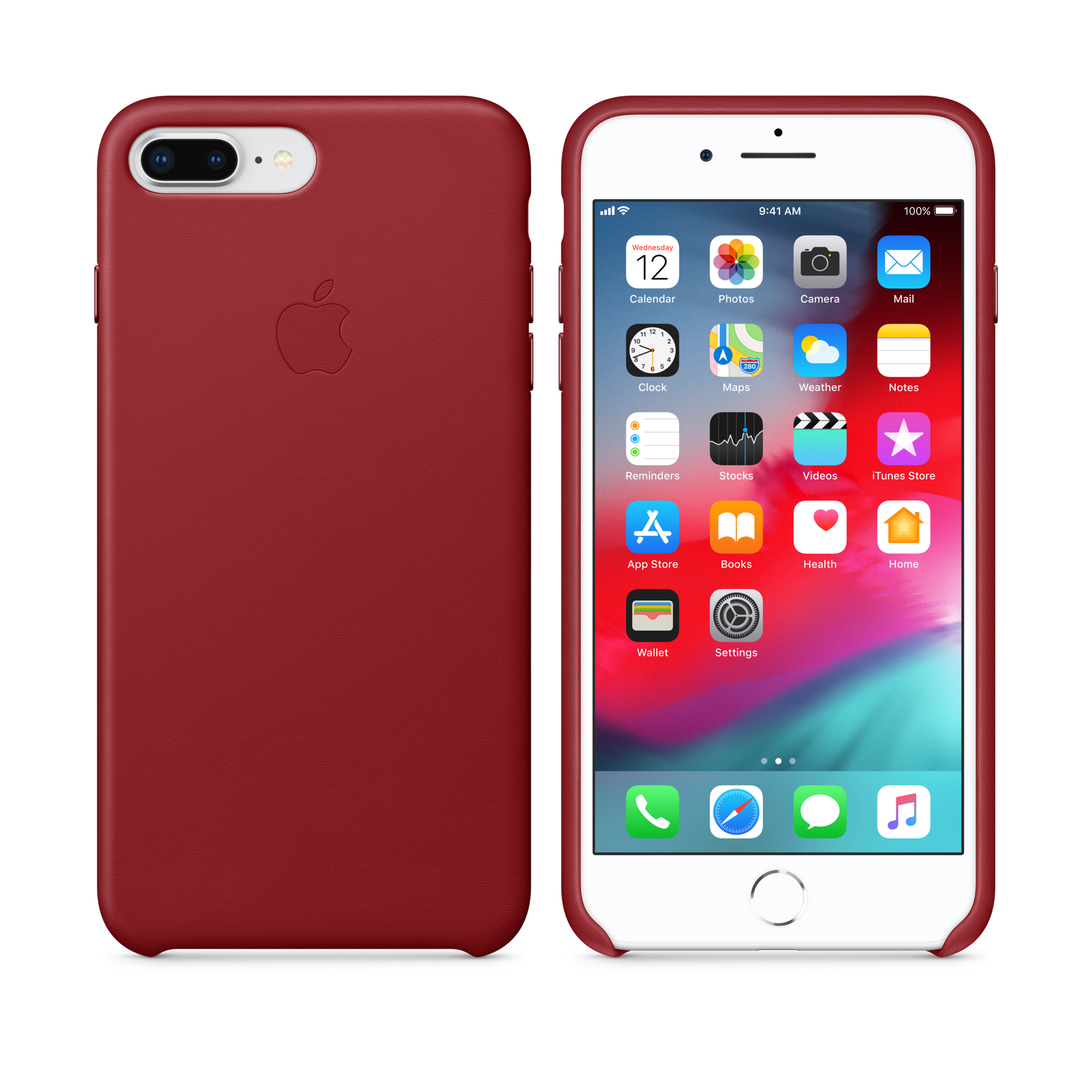 iPhone 8 Plus / 7 Plus Leather Case — PRODUCT(RED)