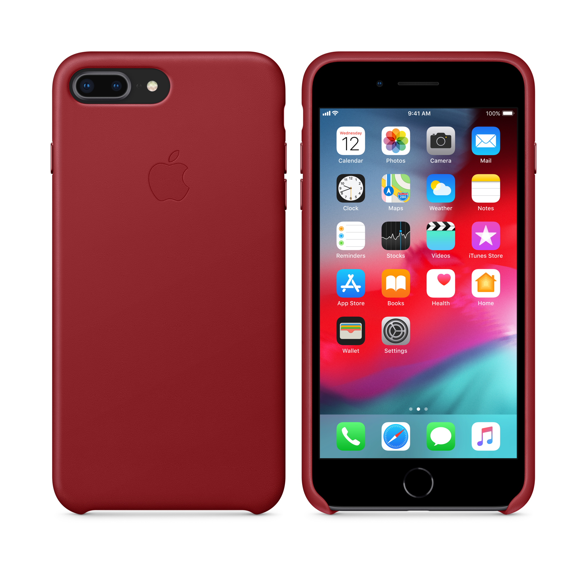 iPhone 8 Plus / 7 Plus Leather Case — PRODUCT(RED)