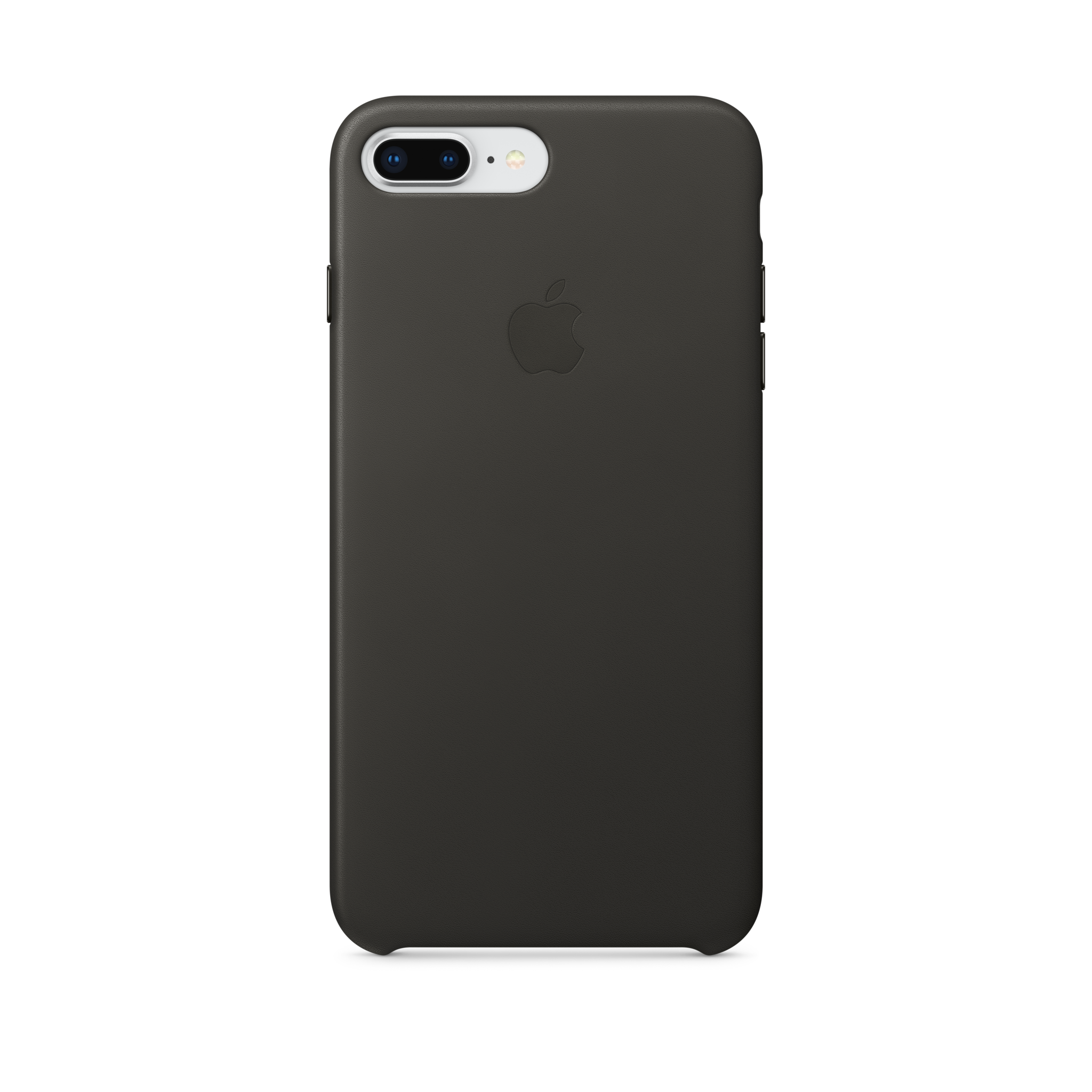 iPhone 8 Plus / 7 Plus Leather Case — Charcoal Gray