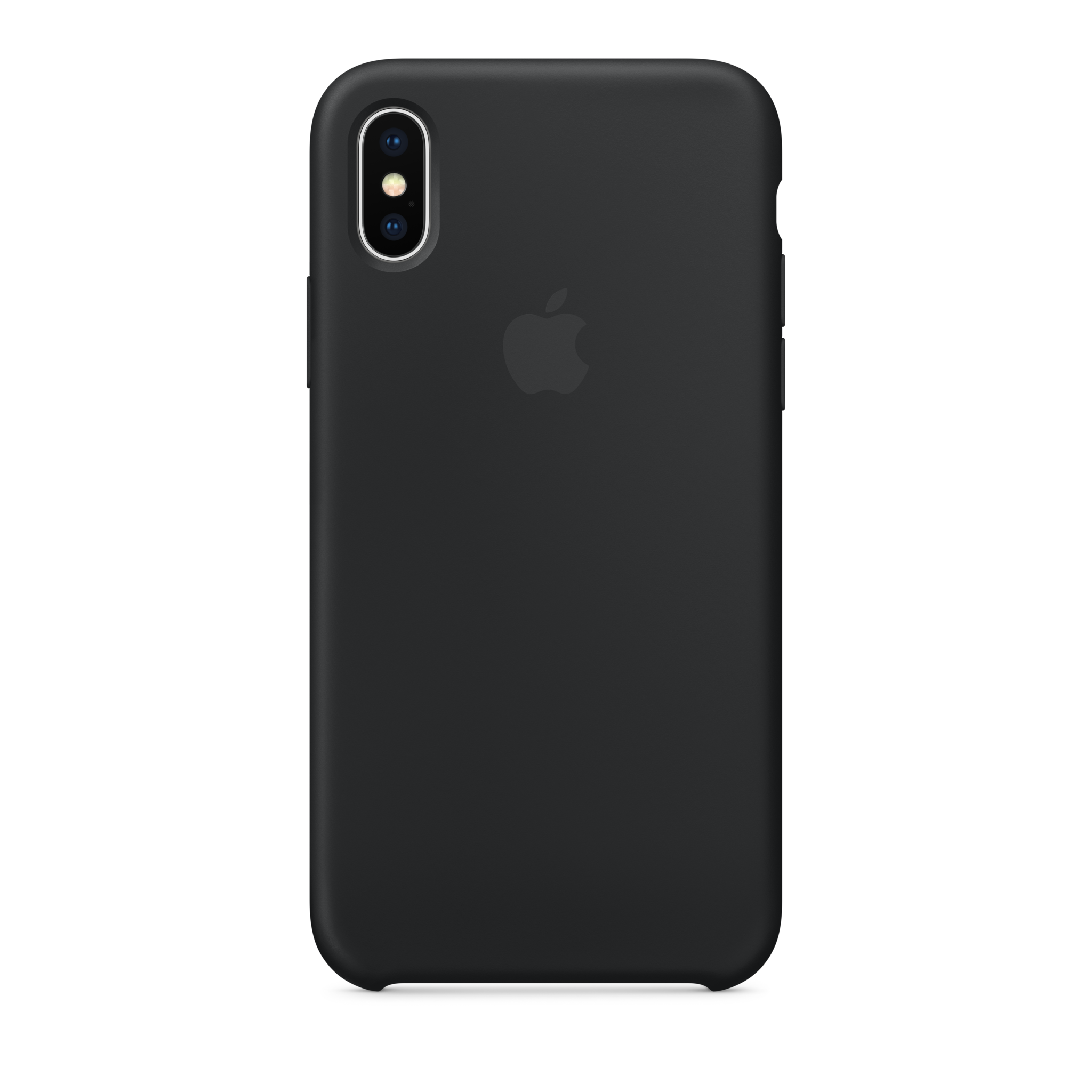 iPhone X Silicone Case — Black