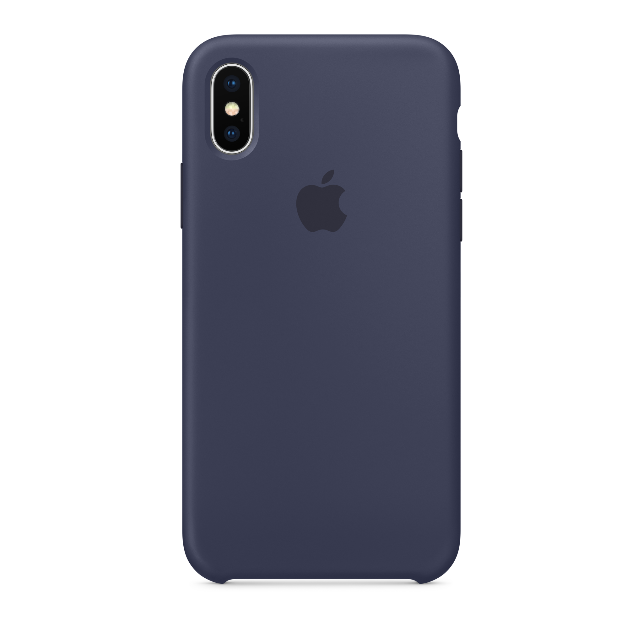 iPhone X Silicone Case — Midnight Blue