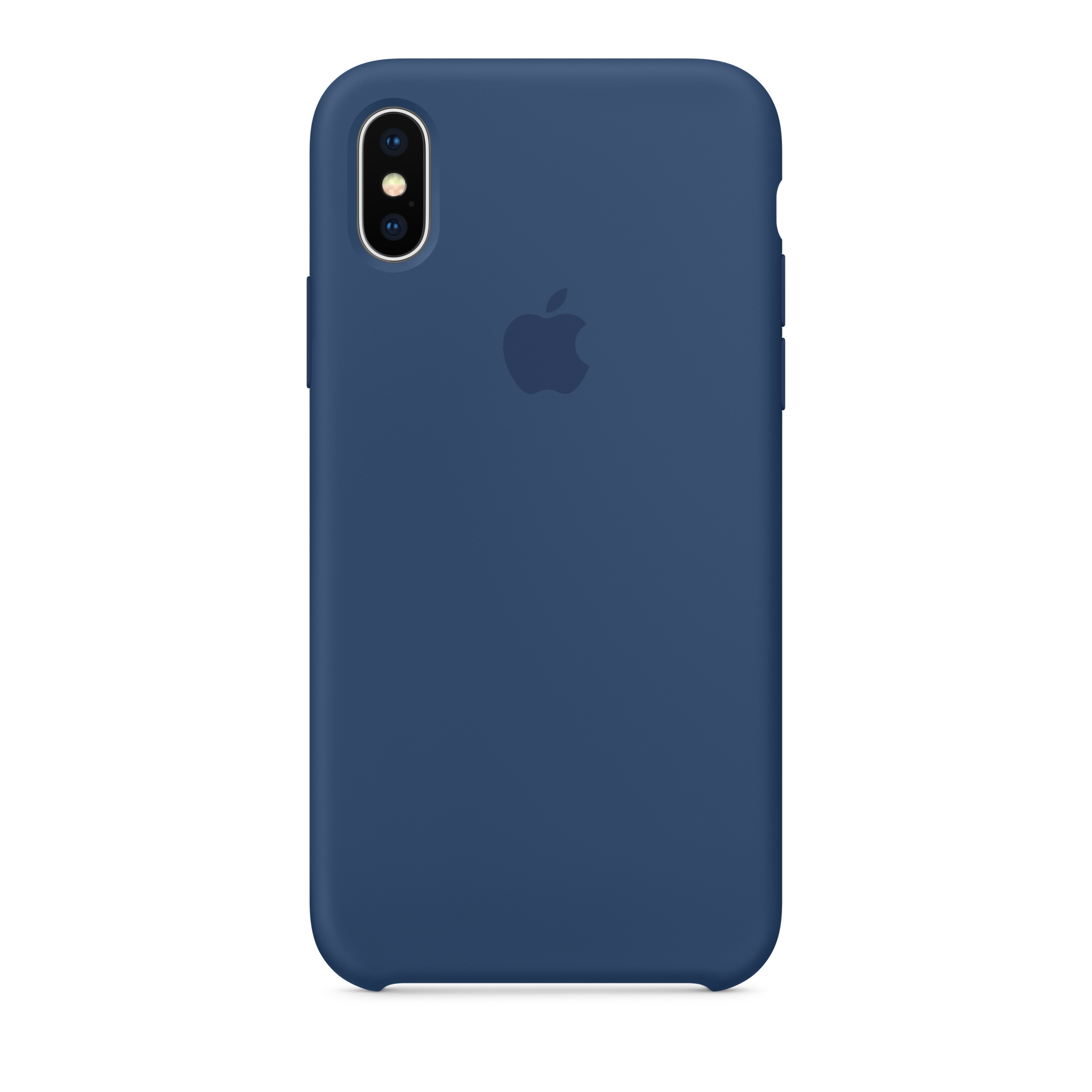 iPhone X Silicone Case — Blue Cobalt