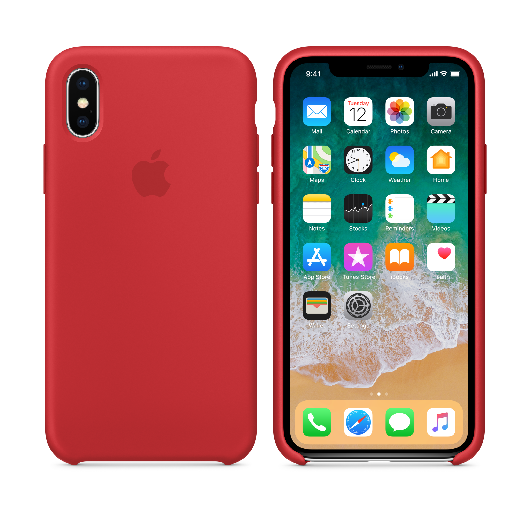 iPhone X Silicone Case — PRODUCT(RED)