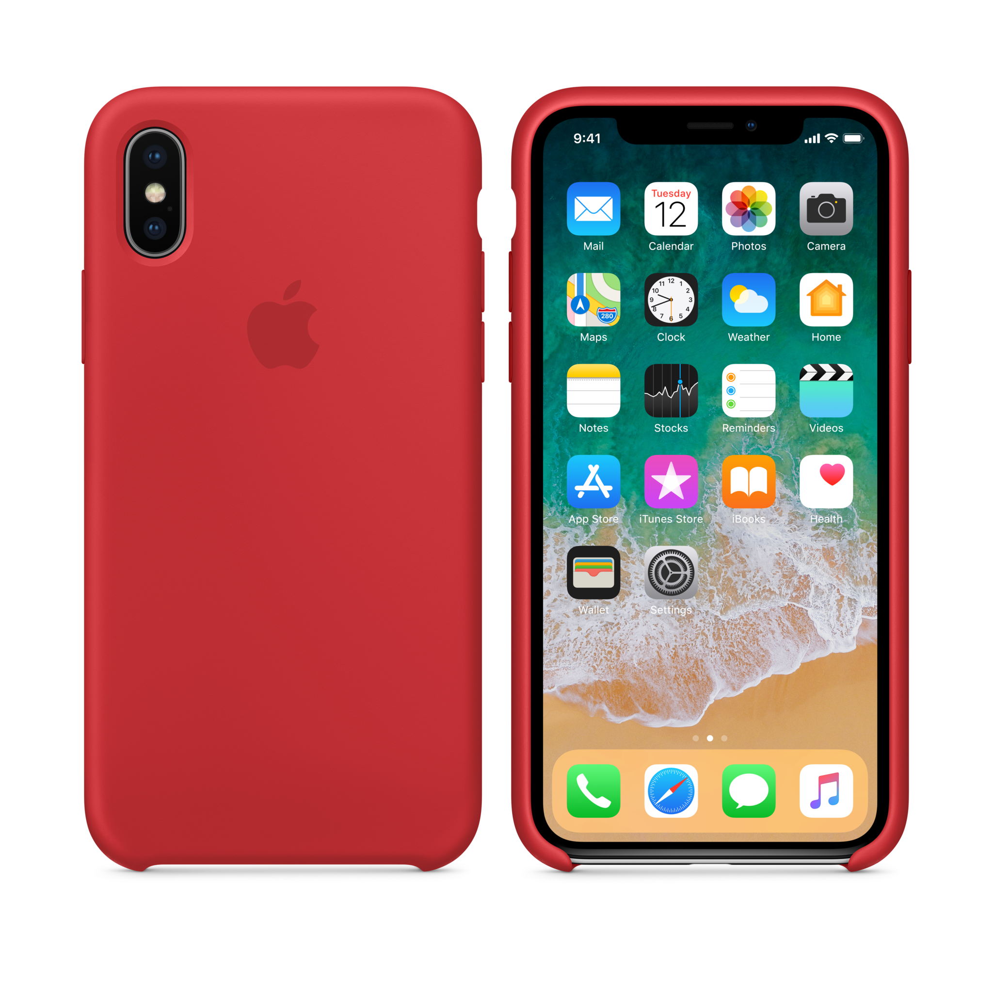 iPhone X Silicone Case — PRODUCT(RED)