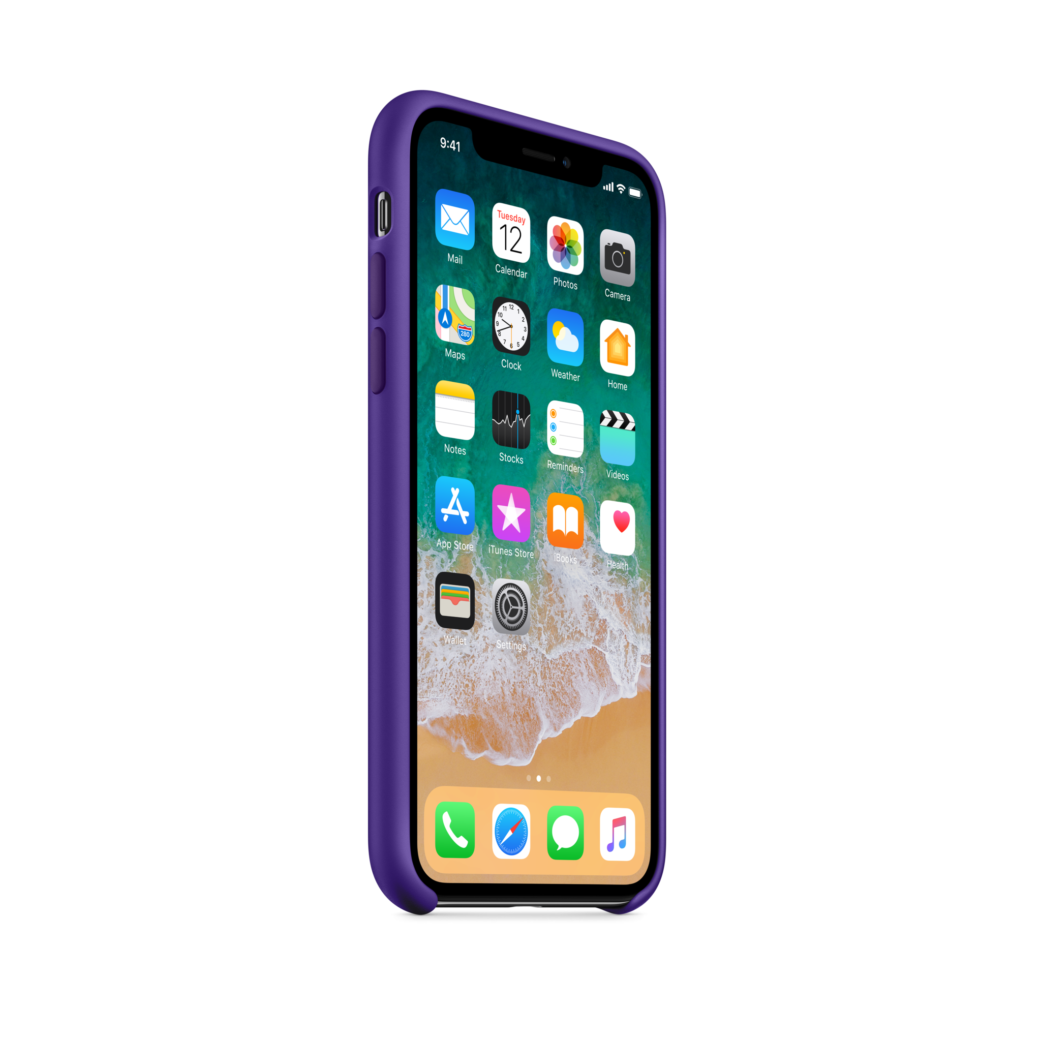 iPhone X Silicone Case — Ultra Violet