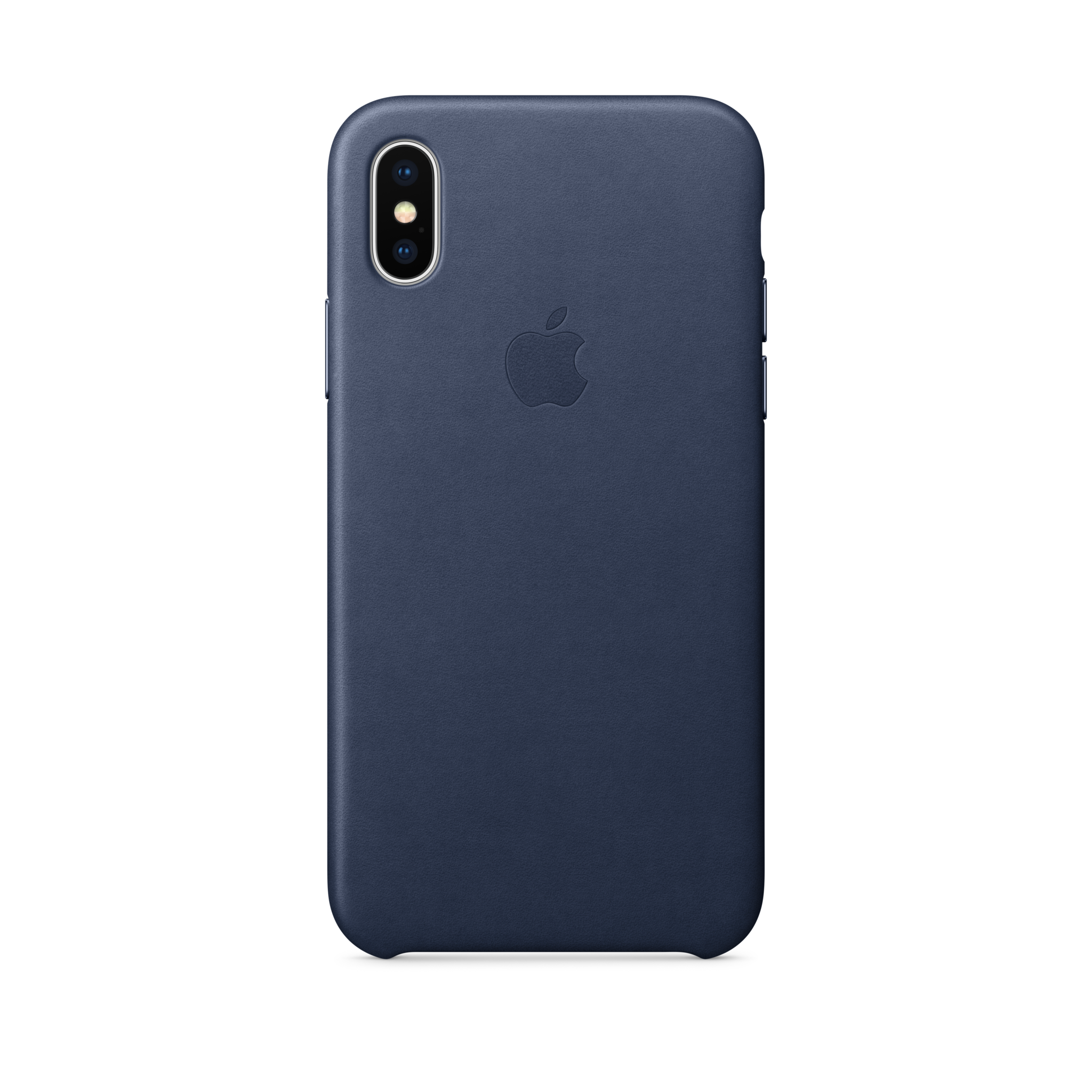 iPhone X Leather Case — Midnight Blue