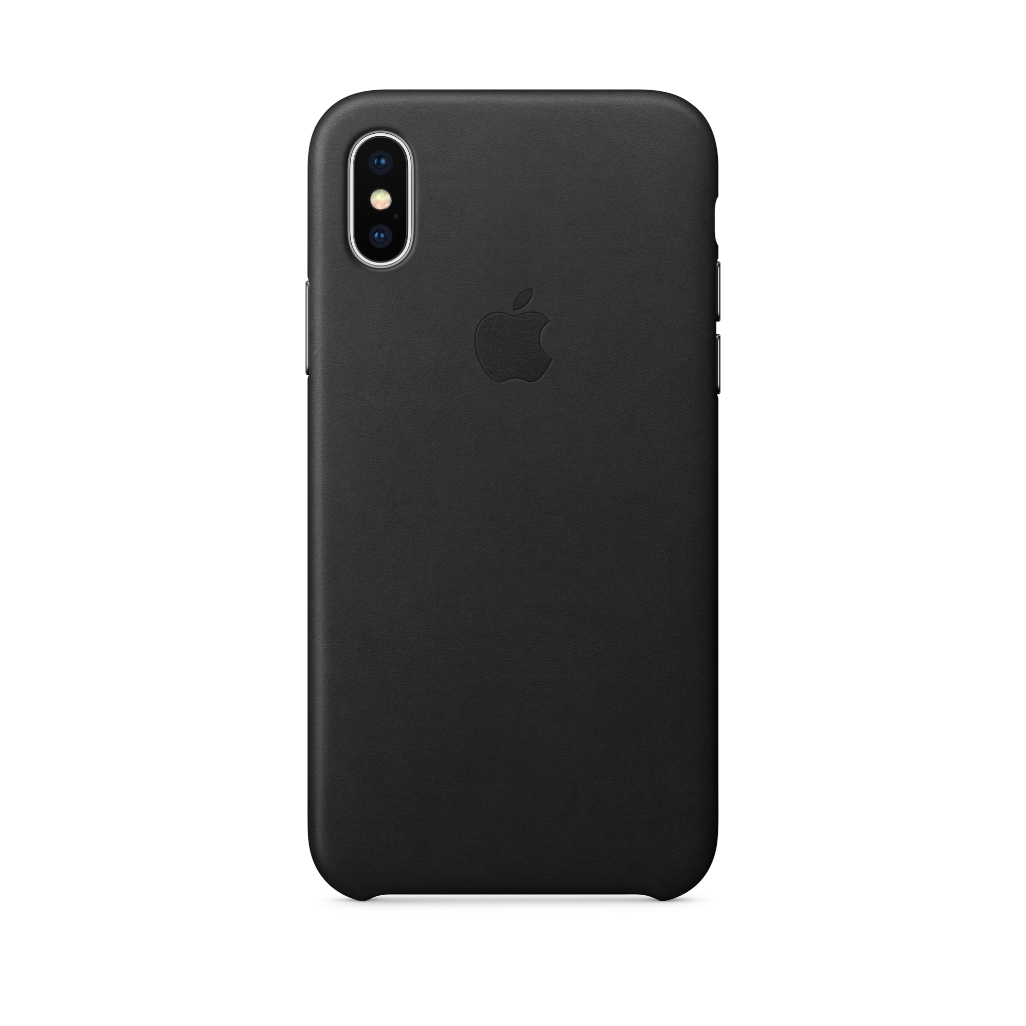 iPhone X Leather Case — Black