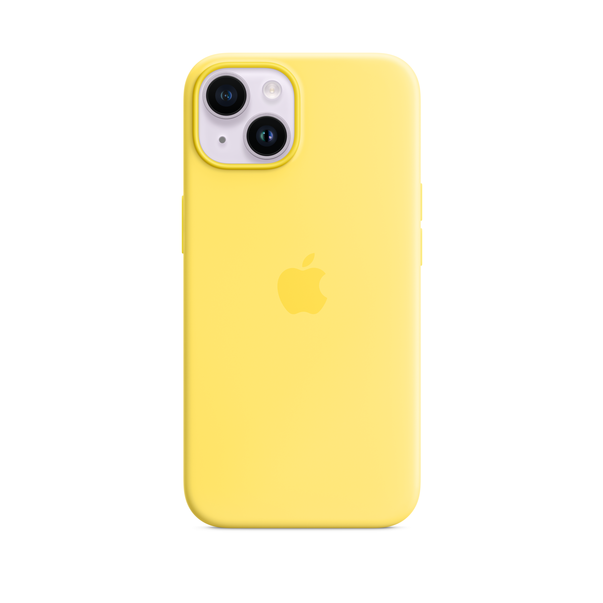 iPhone 14 Silicone Case with MagSafe — Canary Yellow