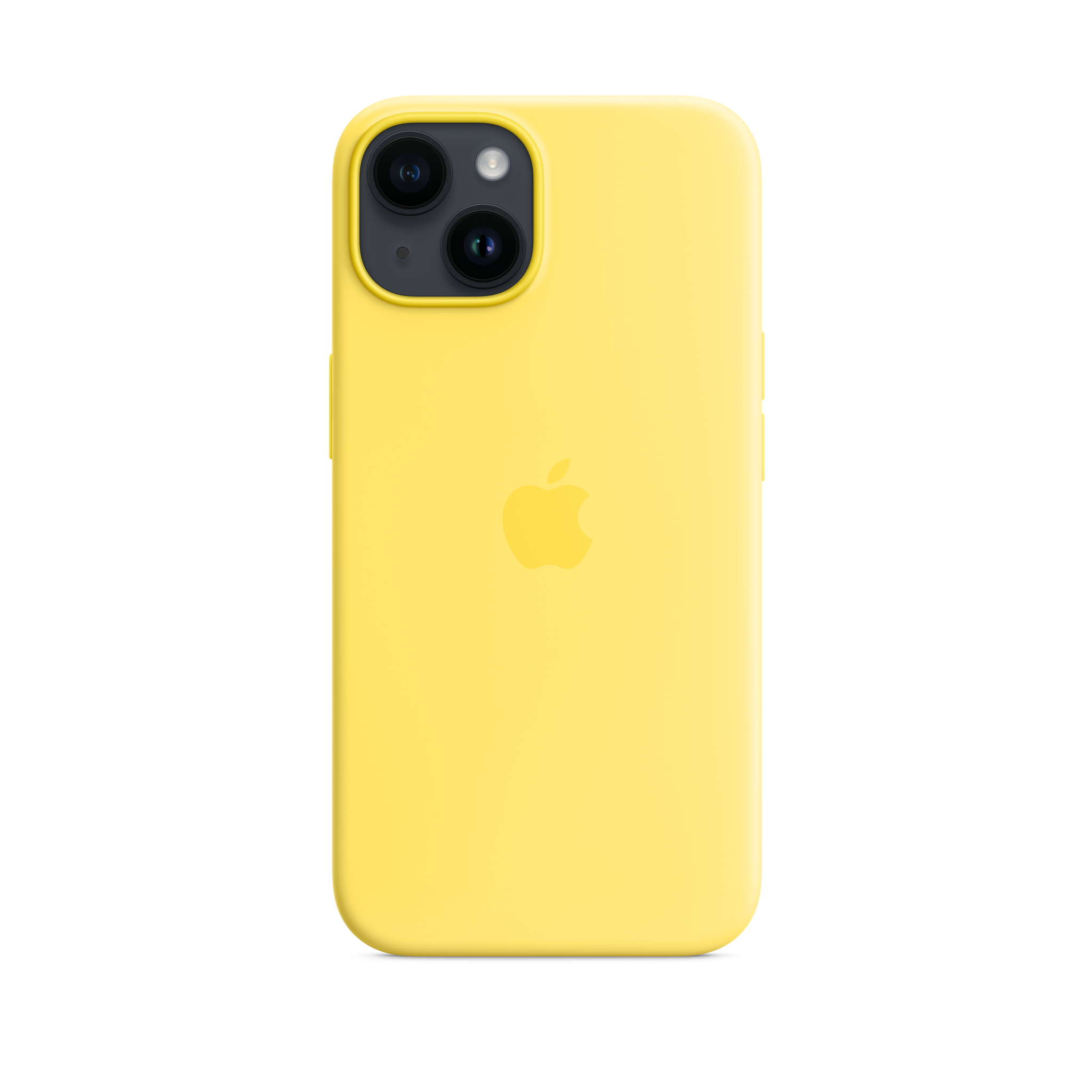 iPhone 14 Silicone Case with MagSafe — Canary Yellow
