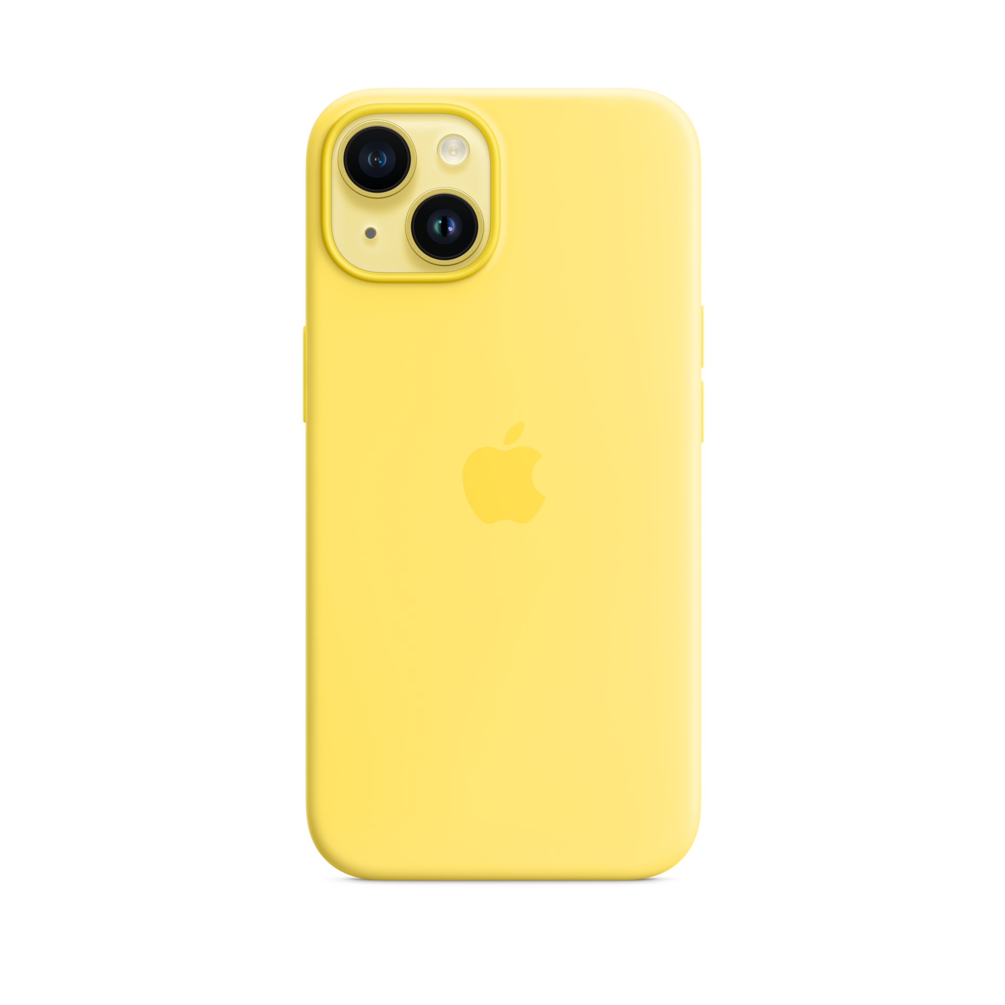 iPhone 14 Silicone Case with MagSafe — Canary Yellow
