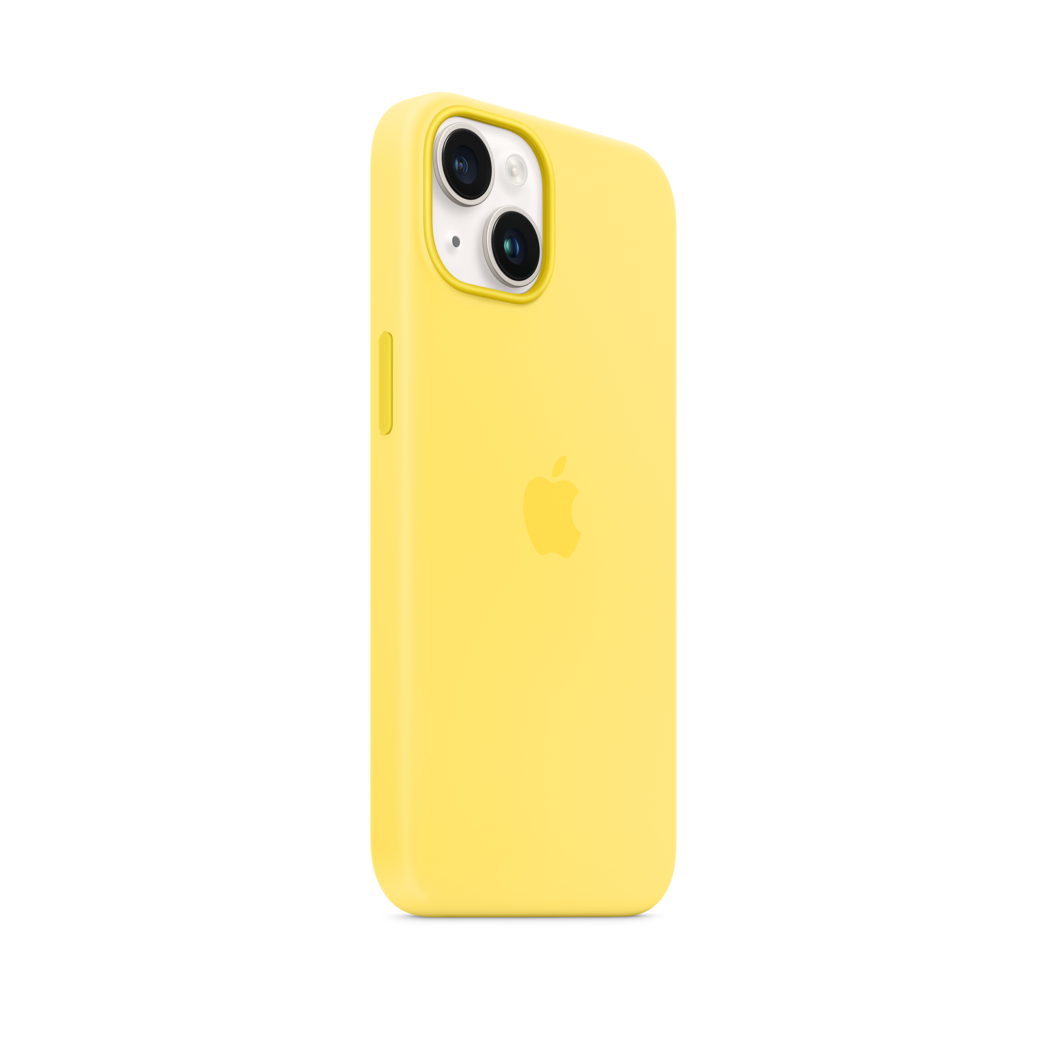 iPhone 14 Silicone Case with MagSafe — Canary Yellow