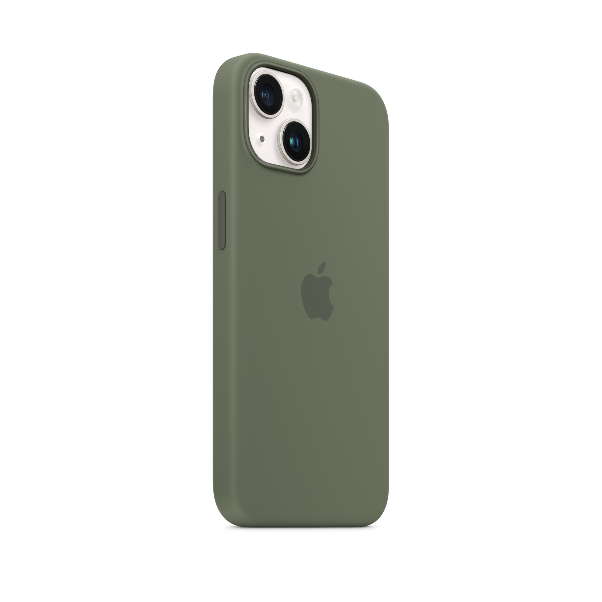 iPhone 14 Silicone Case with MagSafe — Olive